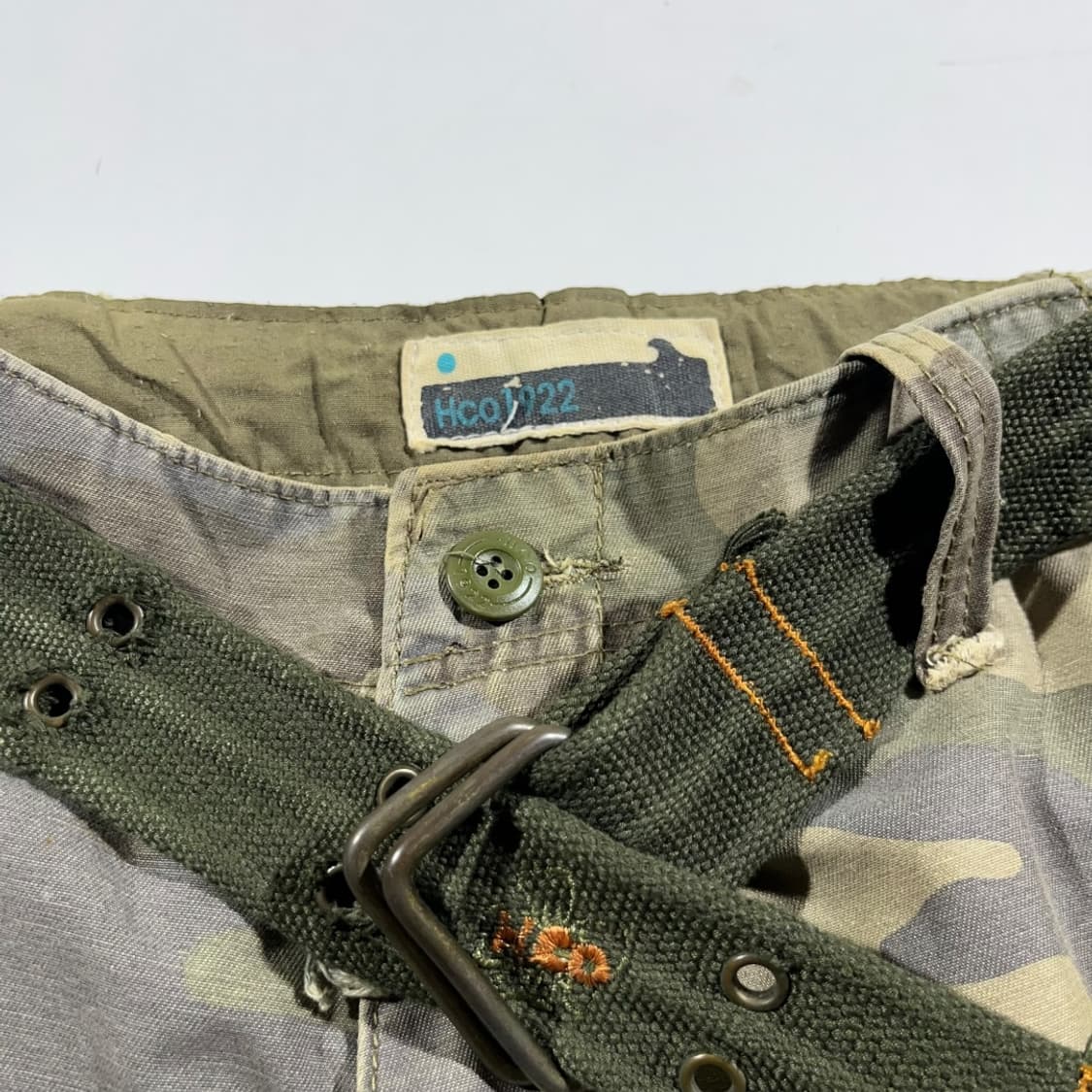 [HCO] HCO1922 밀리터리 카모플라쥬 카고 하프팬츠 상품이미지5
