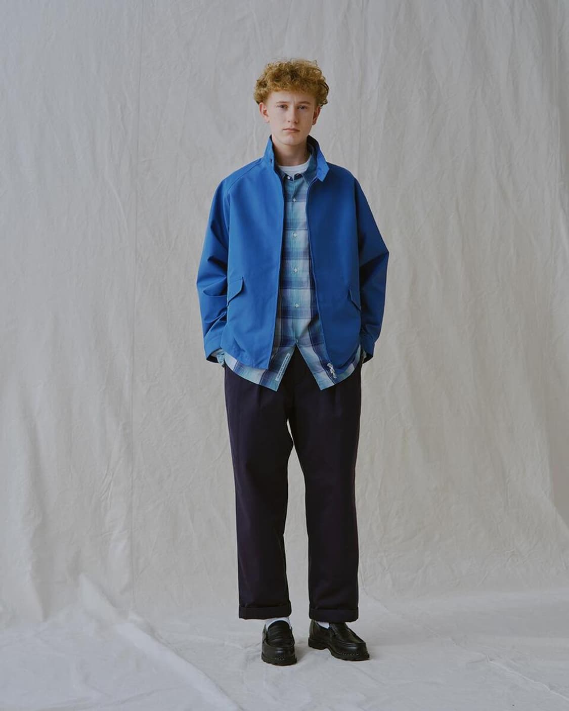 나나미카 레귤러 카라 피케 셔츠 네이비 L 상품이미지2