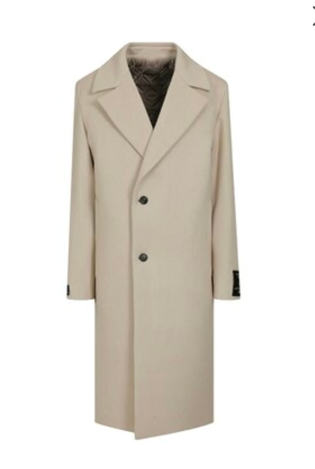 지오송지오 헤링본 패턴 벨티드 캐시미어 코트 상품이미지1