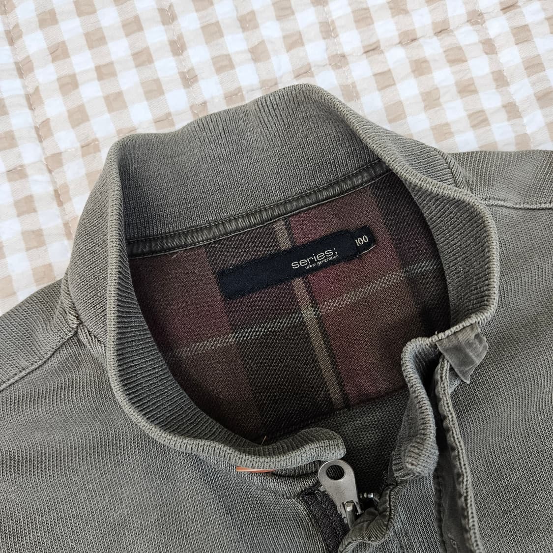 시리즈 슬림핏 집업자켓 남자100 상품이미지2