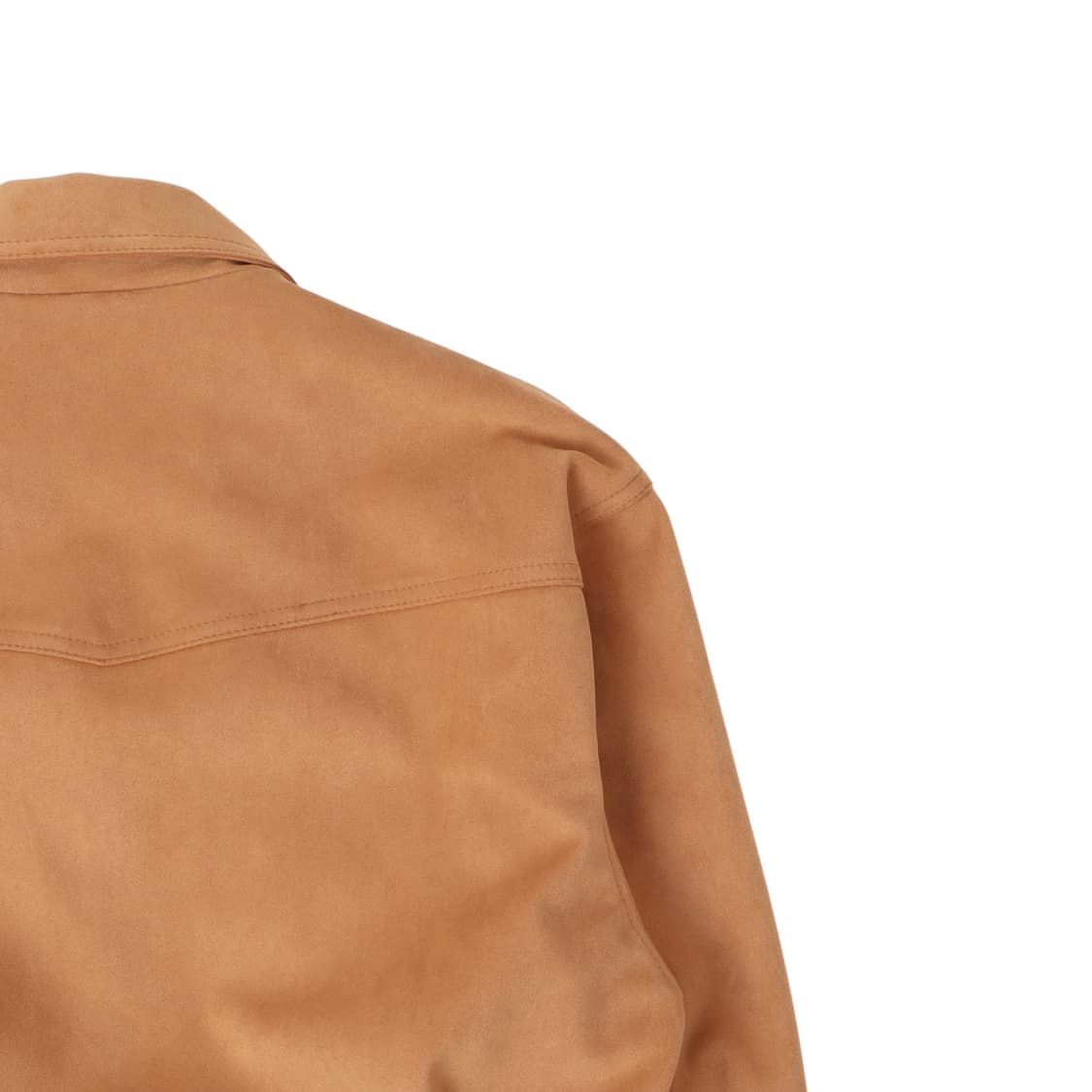 Maybi 메이비 스웨이드 세무 크롭 블루종 자켓 상품이미지6