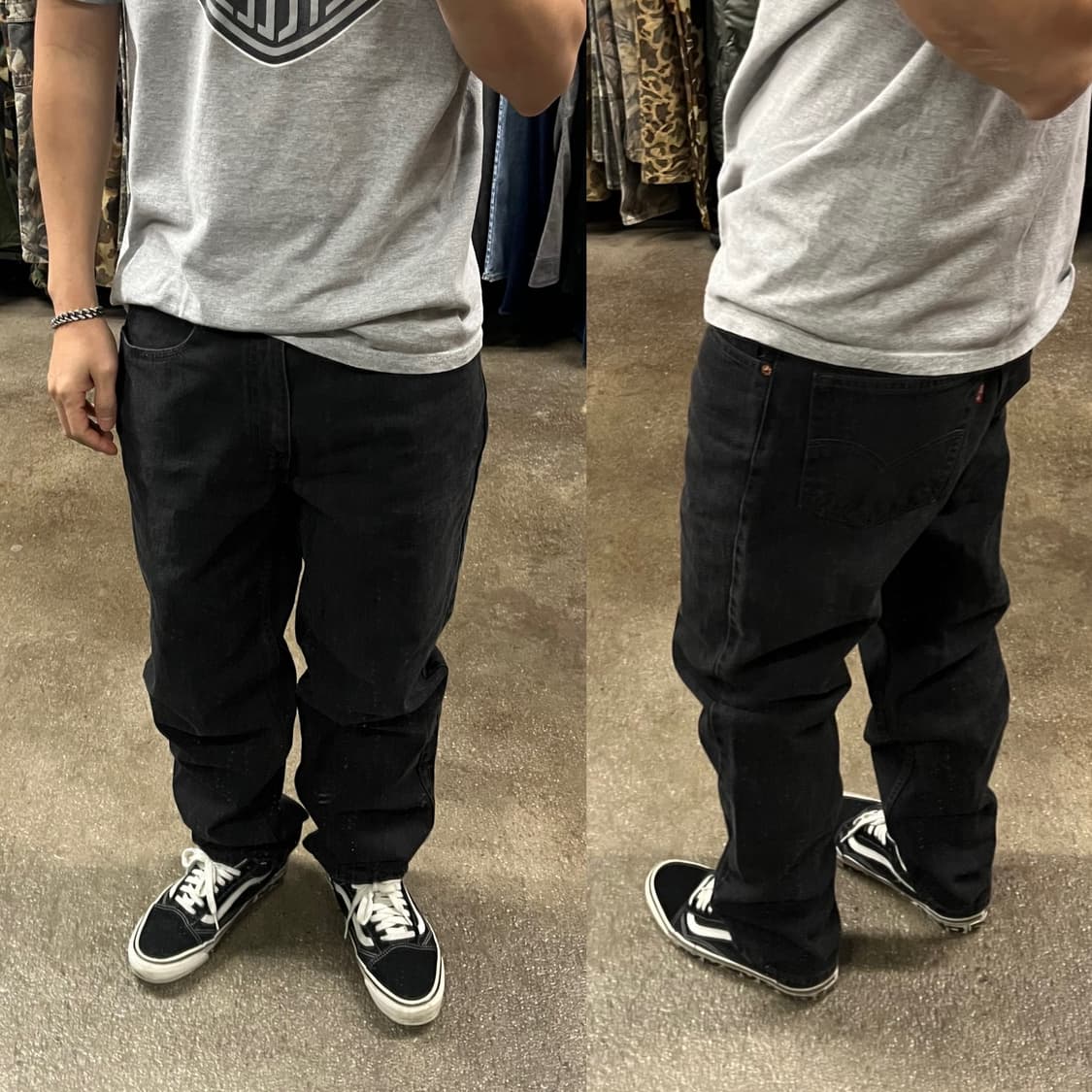 00s 리바이스550 블랙진 (31“) 상품이미지6