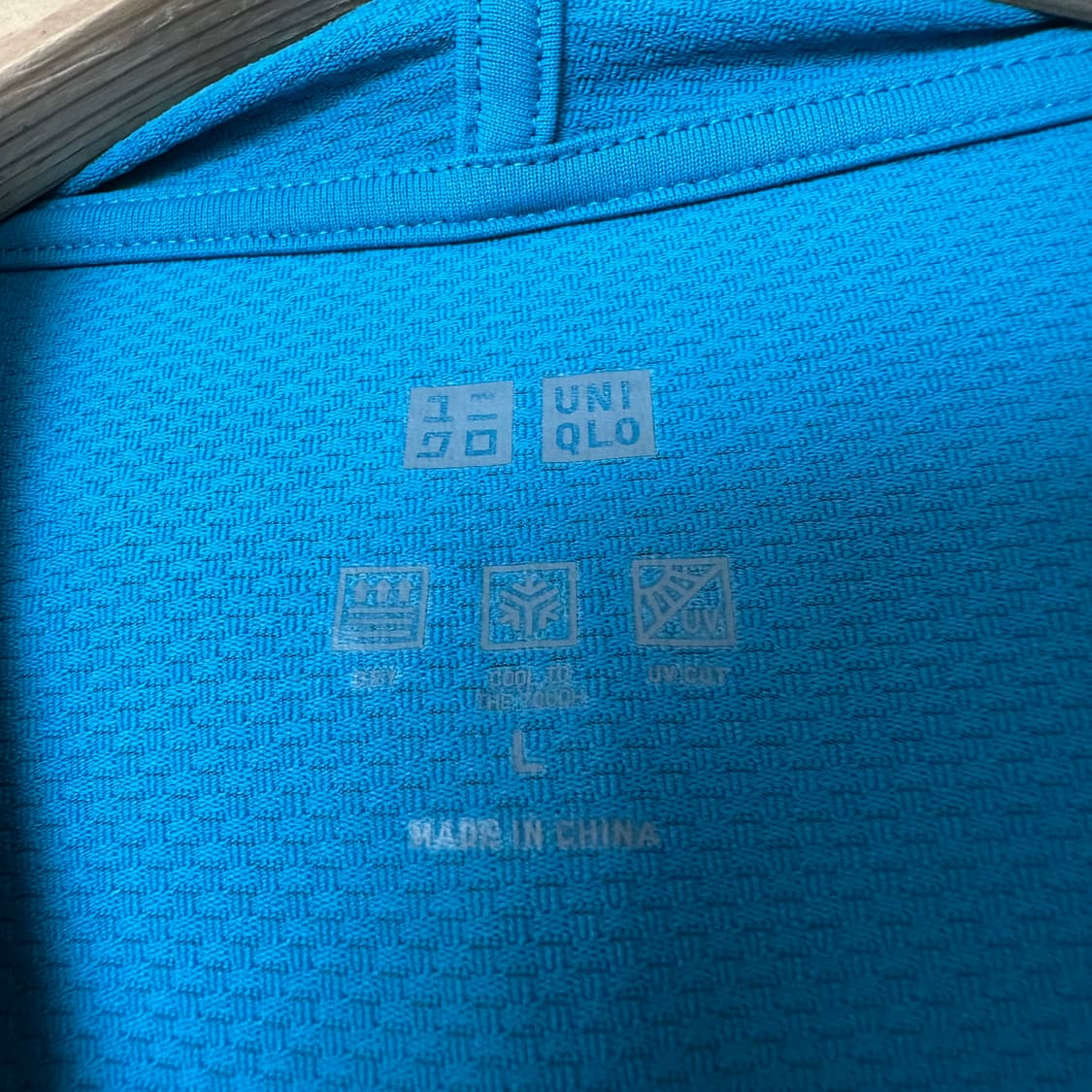 우먼L 유니클로 에어리즘 러닝 후드 상품이미지3