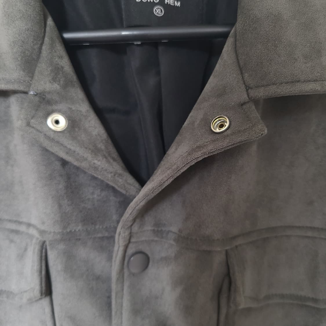 [L-XL] 차콜 그레이 스웨이드 자켓 상품이미지6