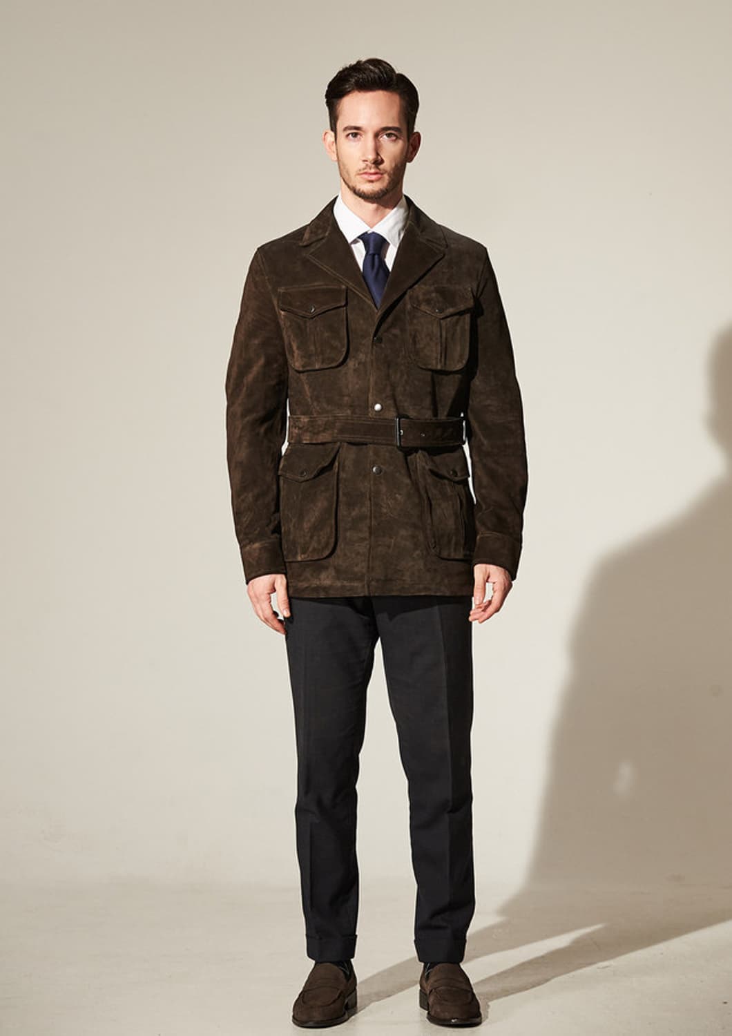 M새상품)첸트로 Centro 남성 스웨이드 자켓 CT-C12 상품이미지6