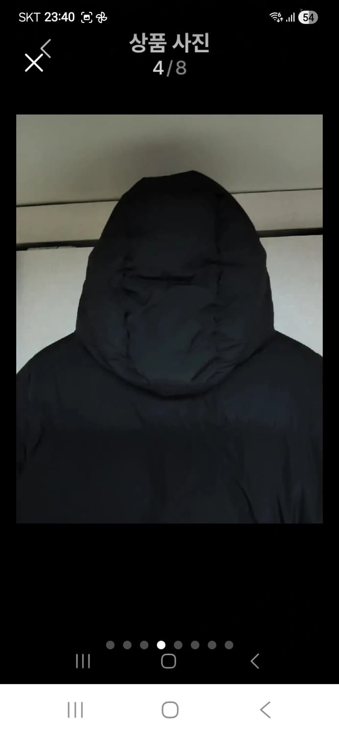 정품] 지오지아 거위털 롱패딩100 상품이미지4