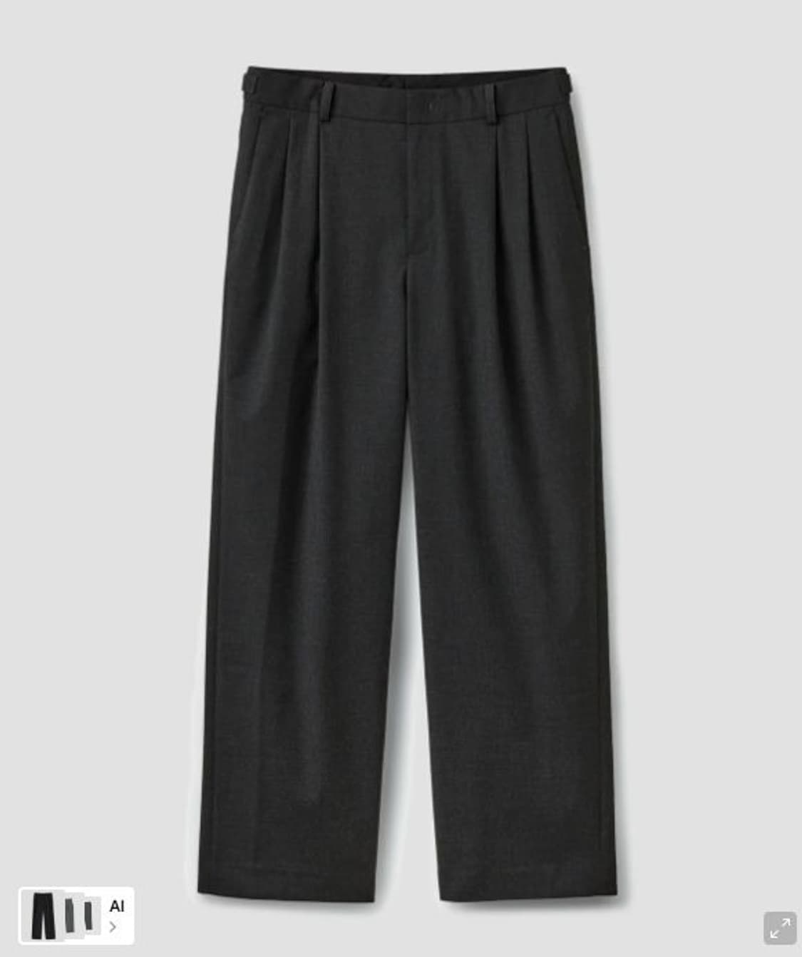 유니온블루/SHADE LINE WIDE SLACKS/L 상품이미지1
