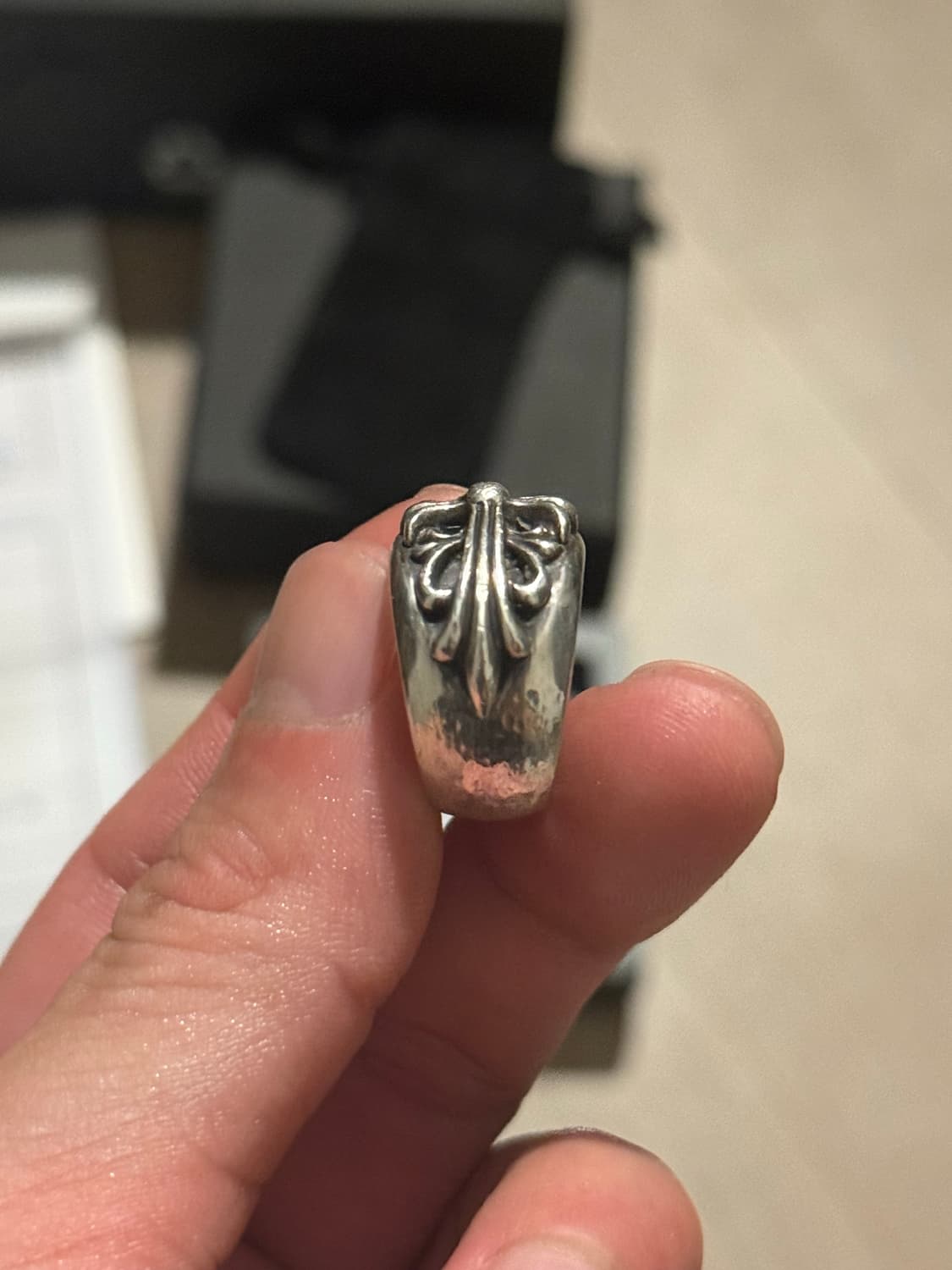 크롬하츠 플로랄 크로스링us4.5 상품이미지4