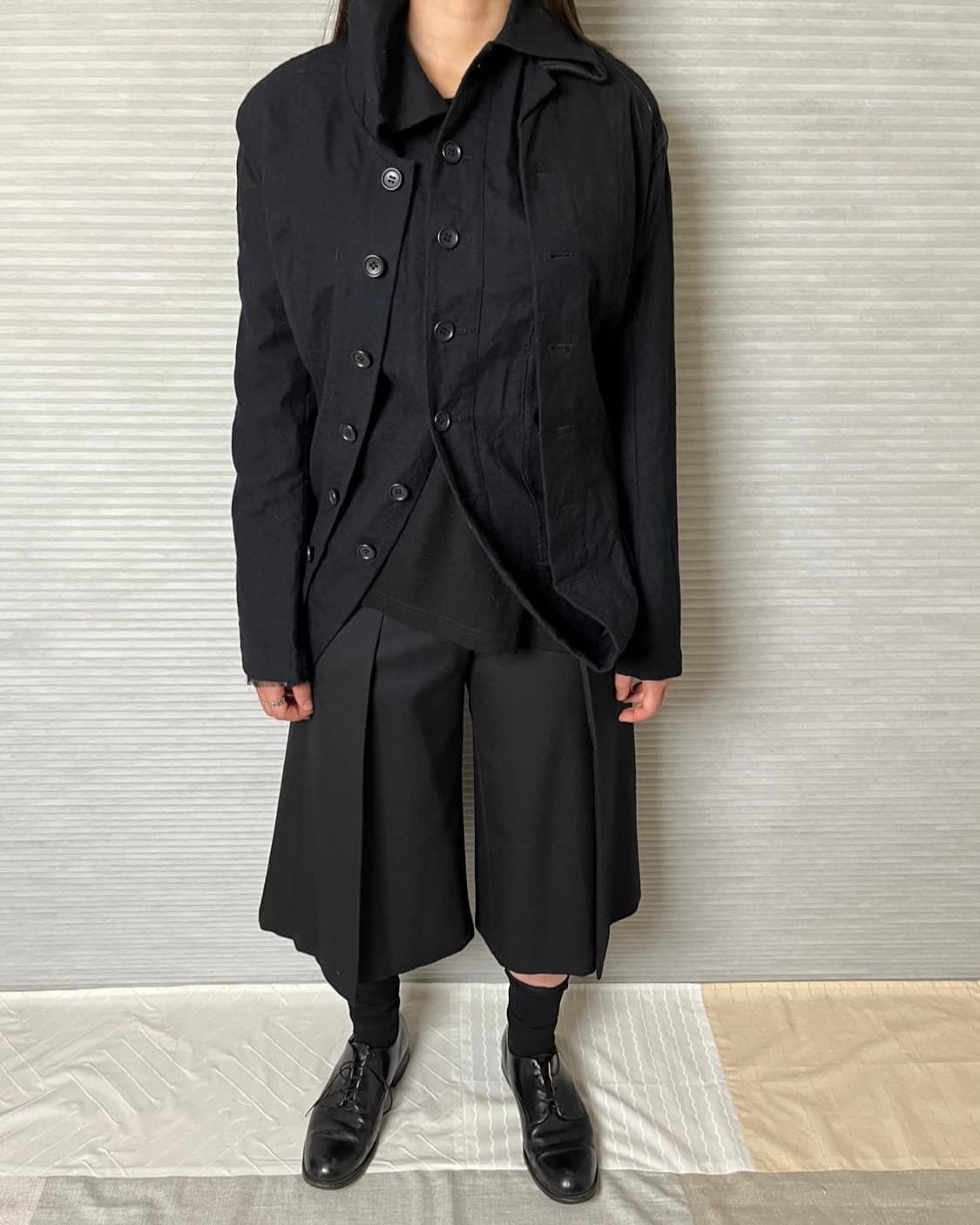 준야와타나베 트위스트 이중 레이어드 자켓  junya watanabe 상품이미지1