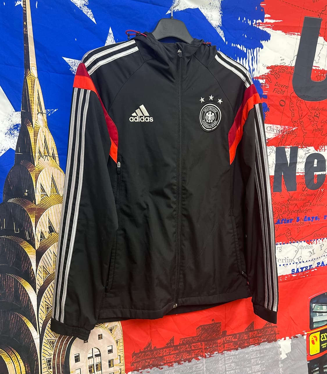 아디다스 올드스쿨 독일 오버핏 바람막이 XL105 상품이미지3