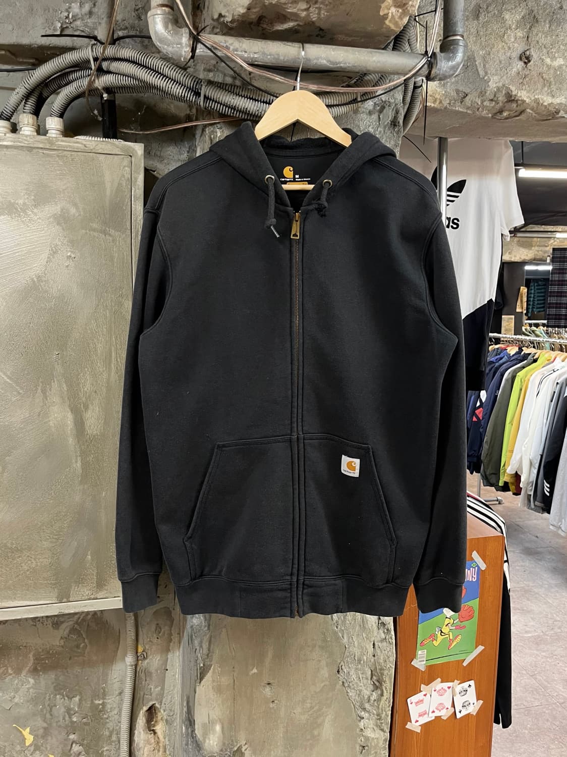 칼하트 기모 후드집업 블랙 M #csz2494 상품이미지1