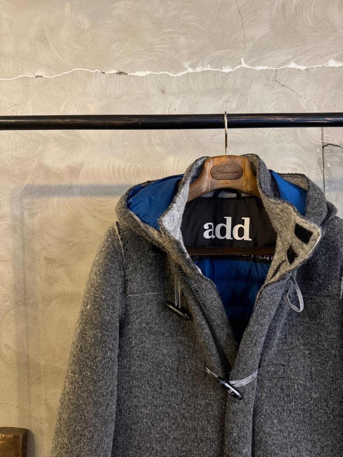 add 펠트울 다운 더플 코트 100 상품이미지2