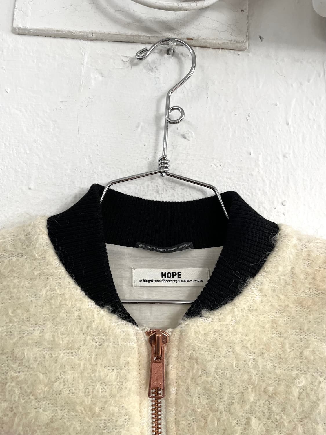 HOPE 호프 울 레더 봄버자켓 상품이미지2