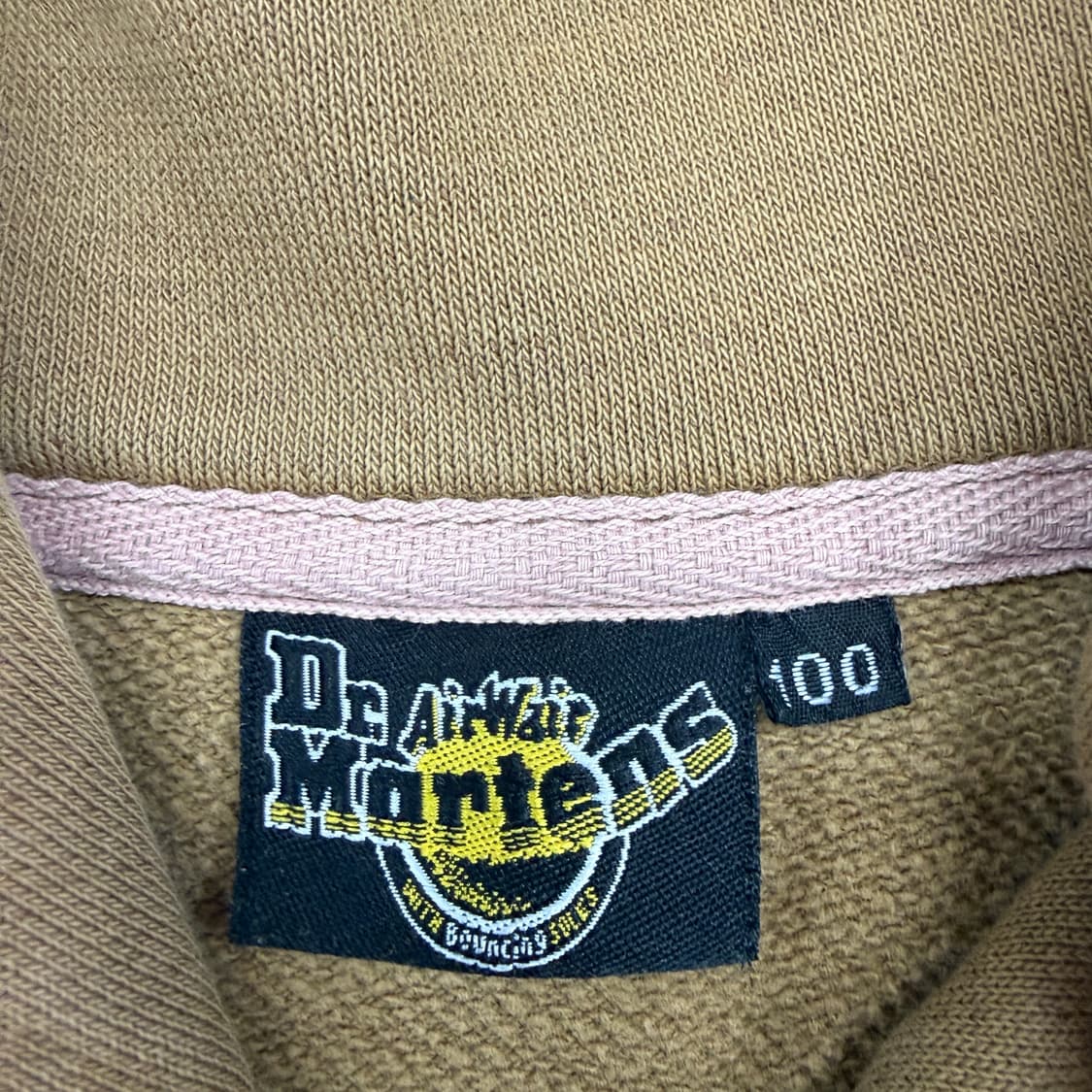 (L)닥터마틴 Dr martin 빅로고 후드(베이지) 상품이미지2