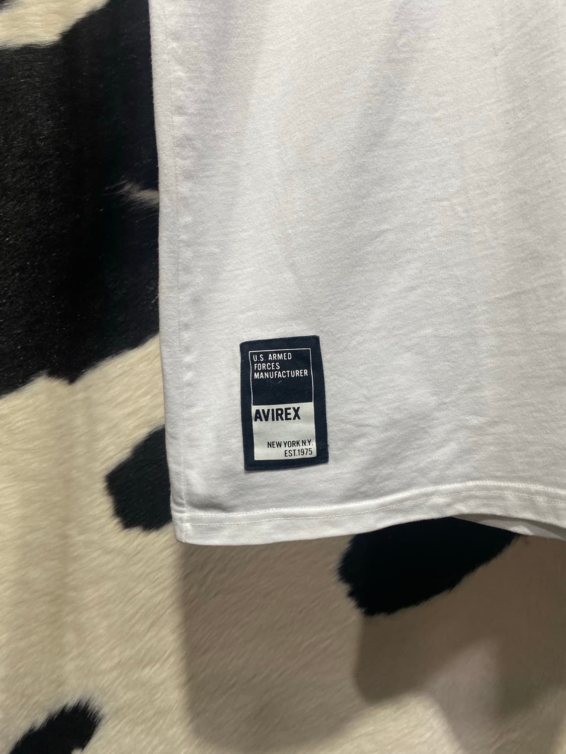 Avirex  백로고 프린팅 반팔 티셔츠 상품이미지4