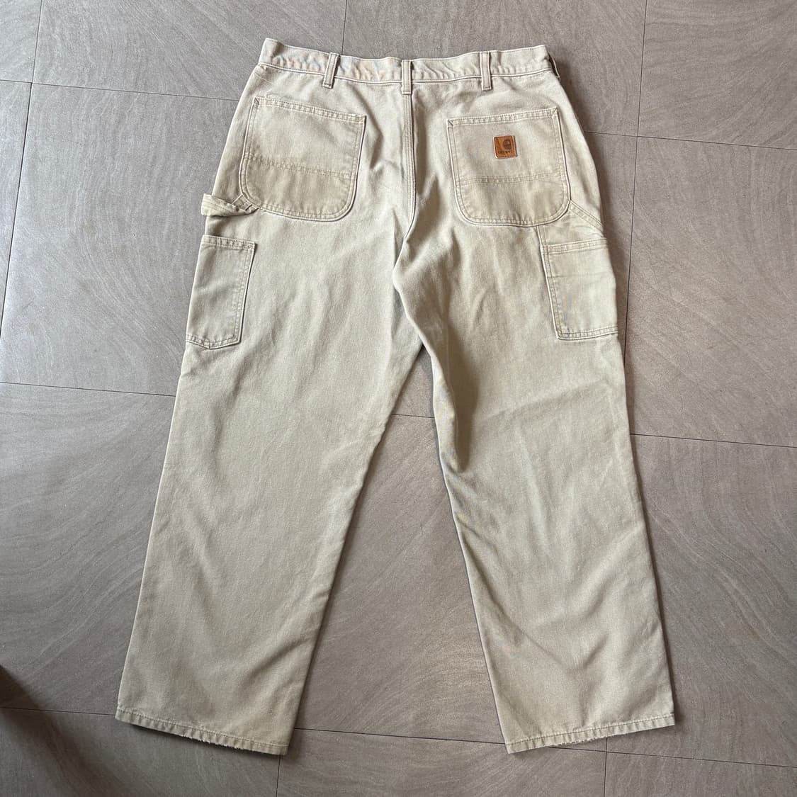 칼하트 오리지널 라이트 그레이 카펜터 팬츠 상품이미지1