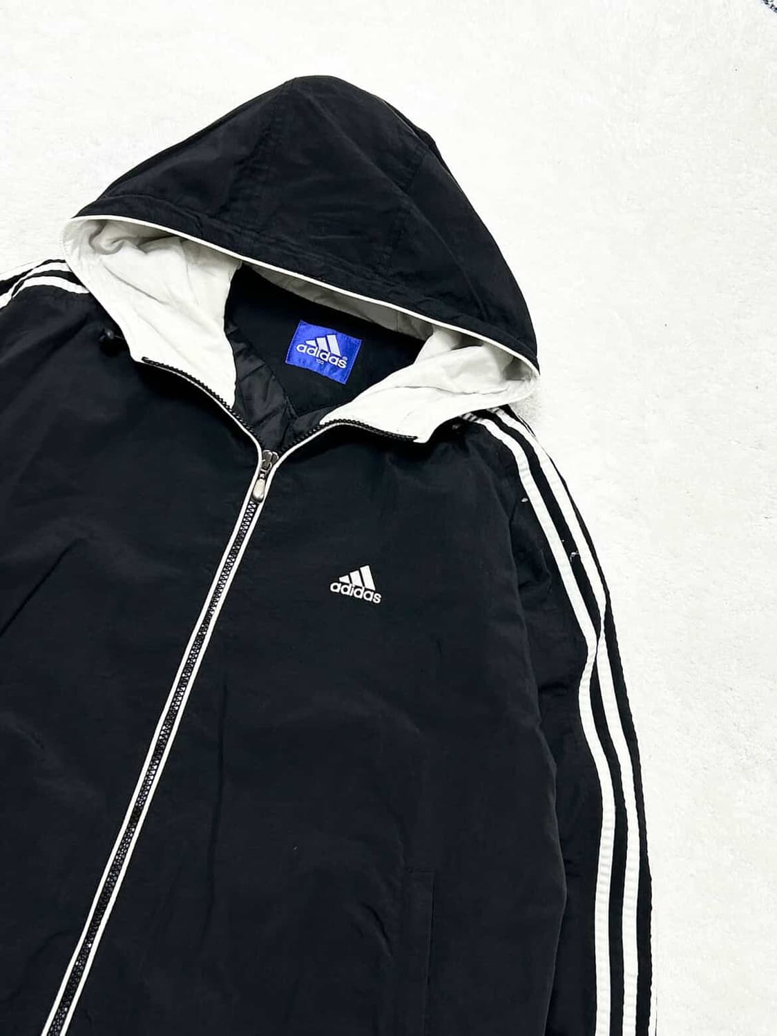 아디다스 90‘s 블랙 삼선 나일론 자켓 상품이미지6