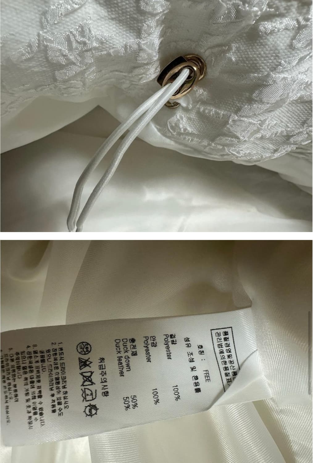 줄로그트위드 패딩 조끼 구스베스트 상품이미지6