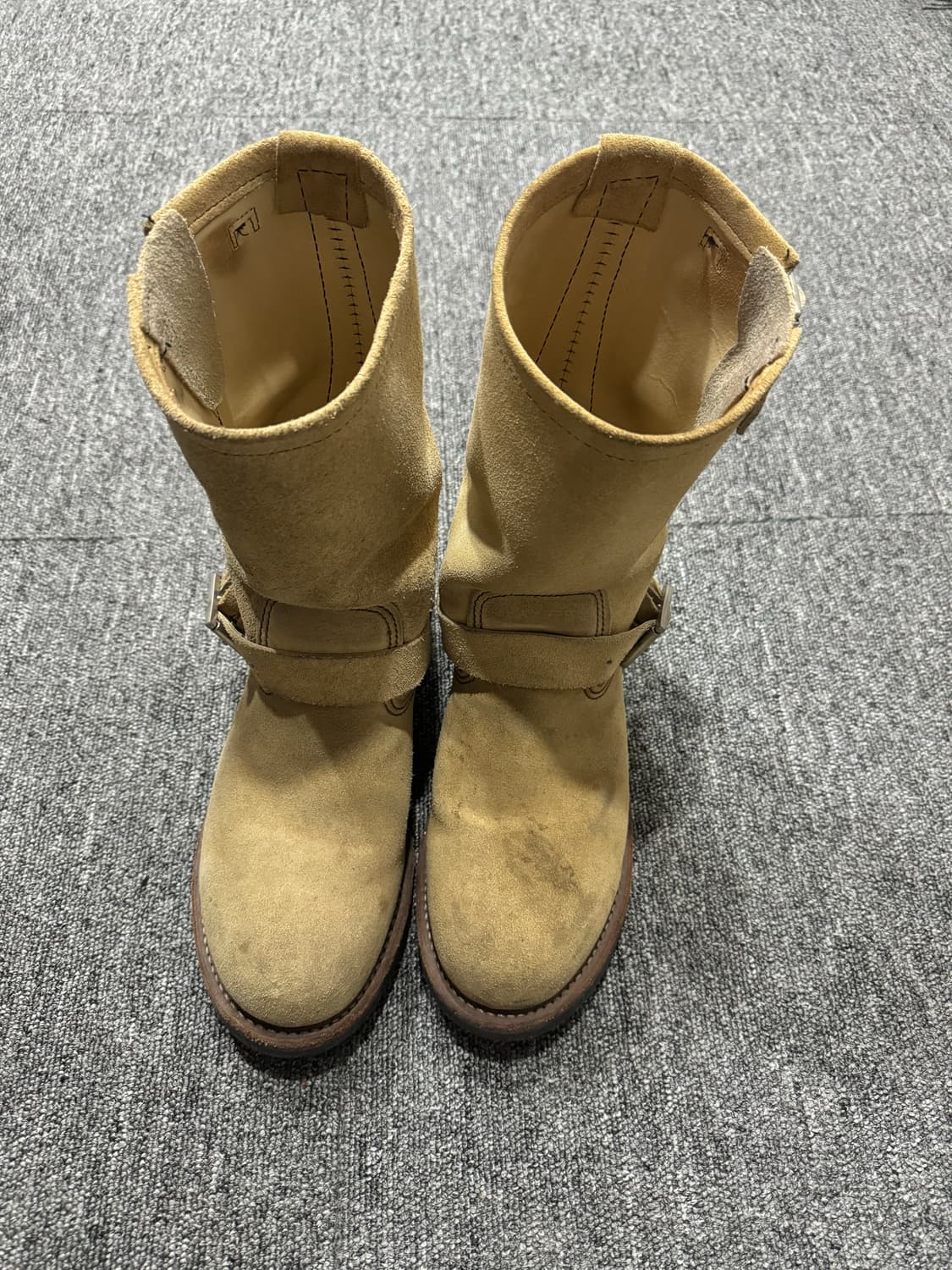 9D) 레드윙 8268 러프아웃 카멜스웨이드 엔지니어부츠 270 상품이미지5