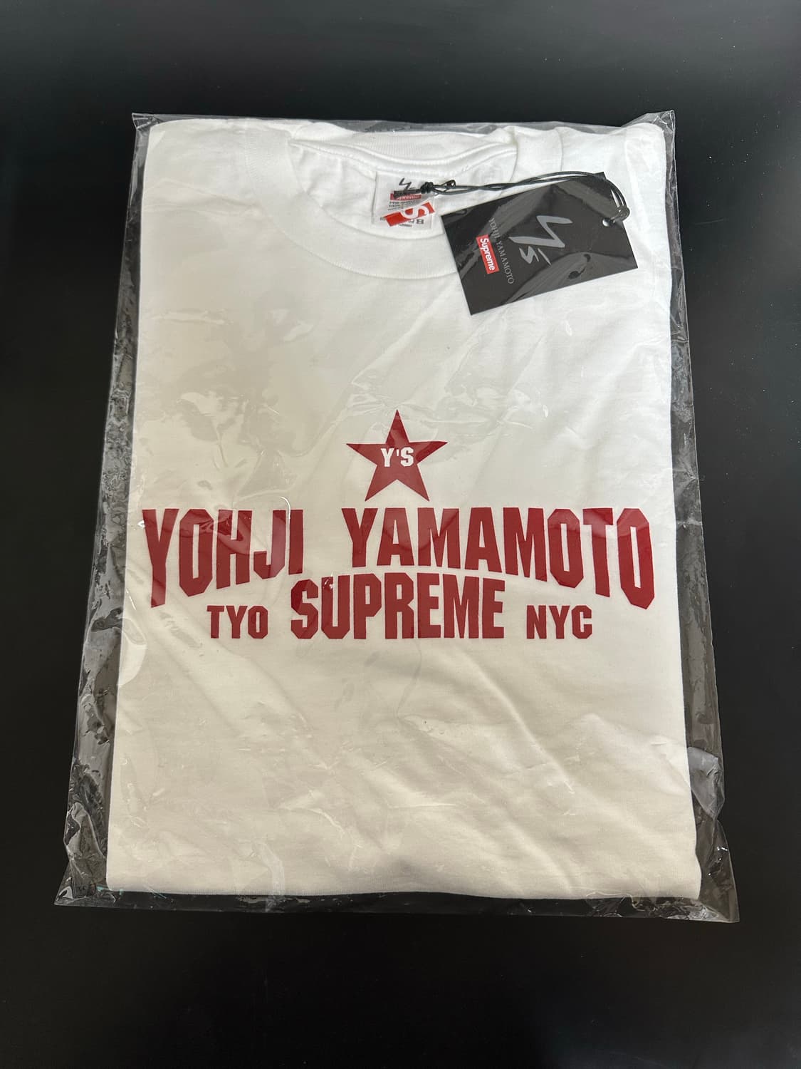 슈프림 x 요지 야마모토 스타 티셔츠 상품이미지2