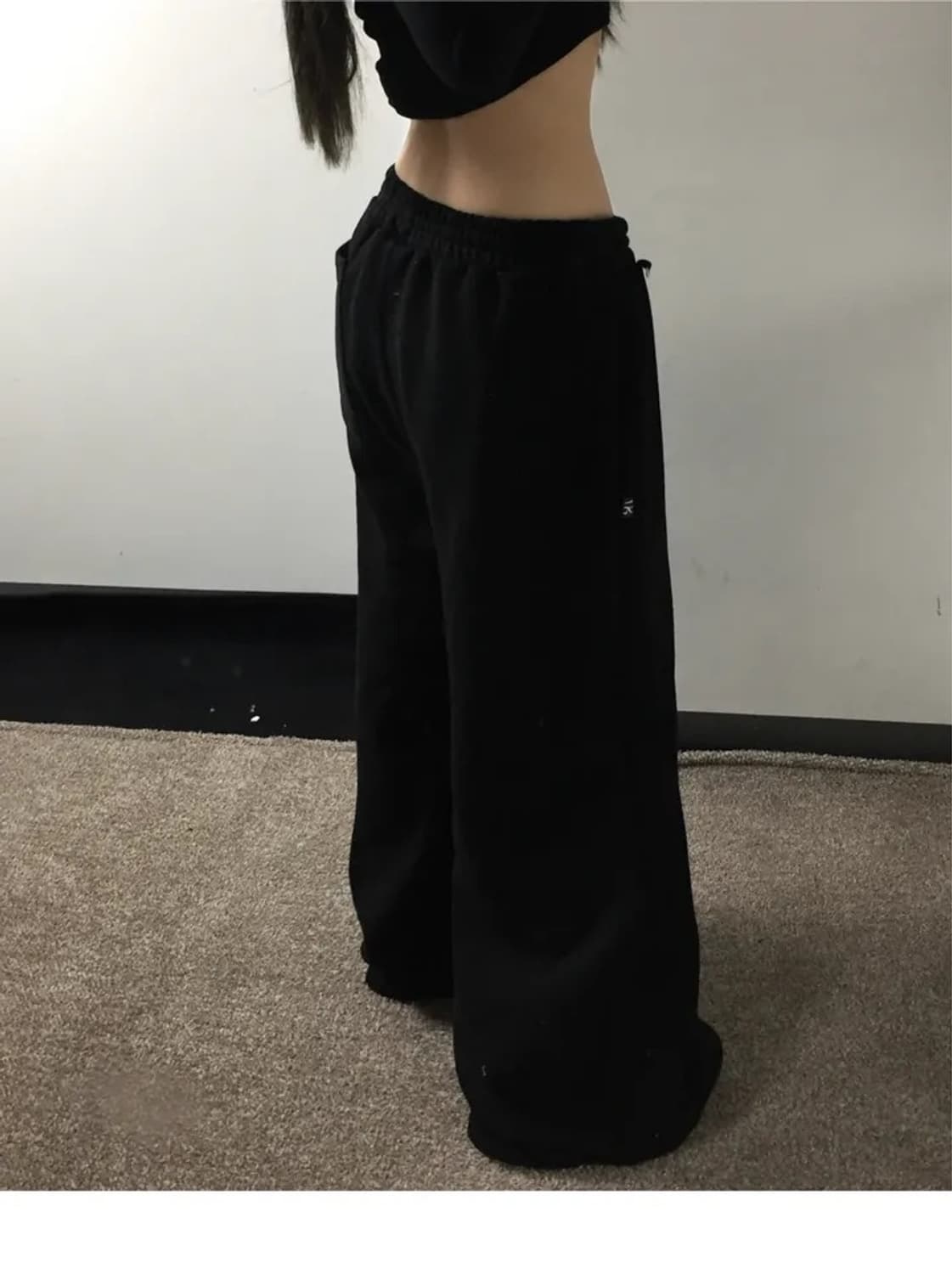 폴링업 베이직 투웨이 와이드 롱 키링 트레이닝 팬츠 상품이미지2