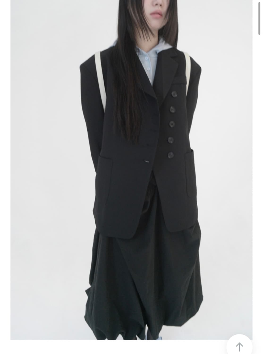 에프터먼데이 porter unbalance jacket (black) 상품이미지1