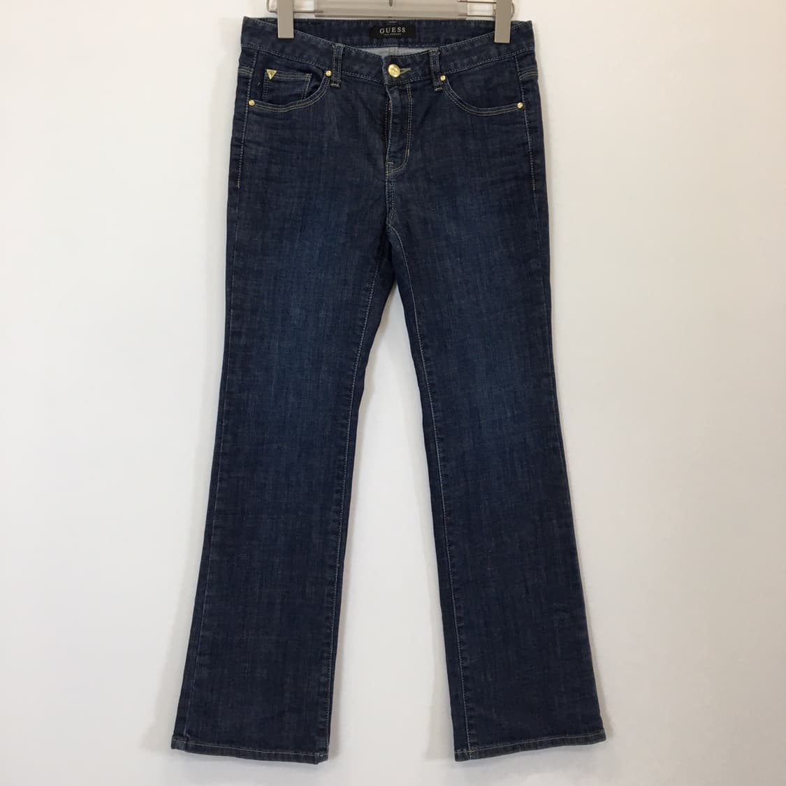 게스 프리미엄 금장 부츠컷 인디고데님 27 인치  상품이미지1