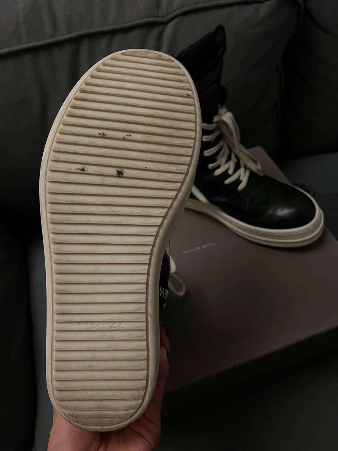 Rick Owen’s 지오비스켓 밀크 블랙 41 상품이미지3