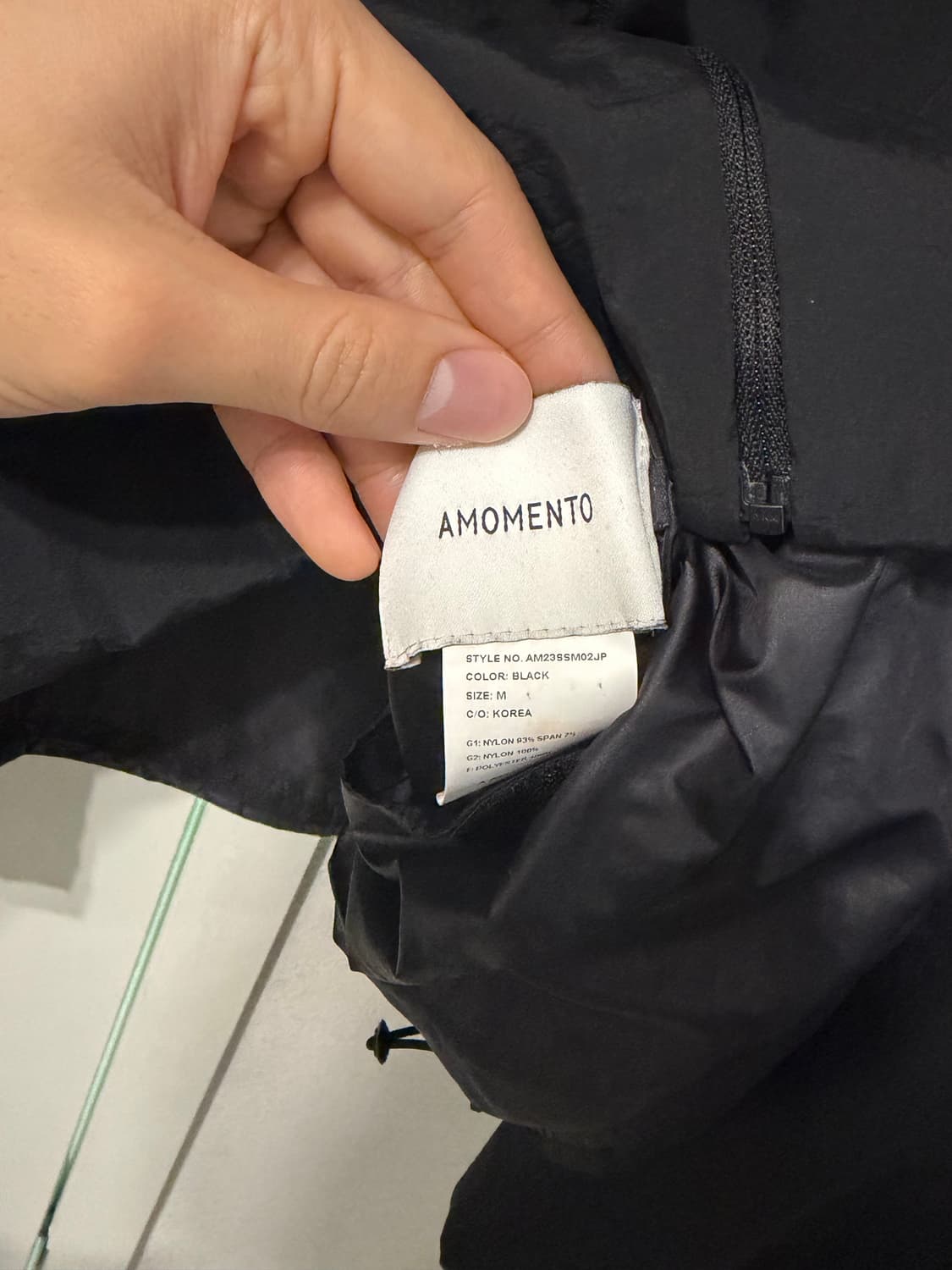 아모멘토 디테처블 슬리브 점퍼 m 상품이미지3