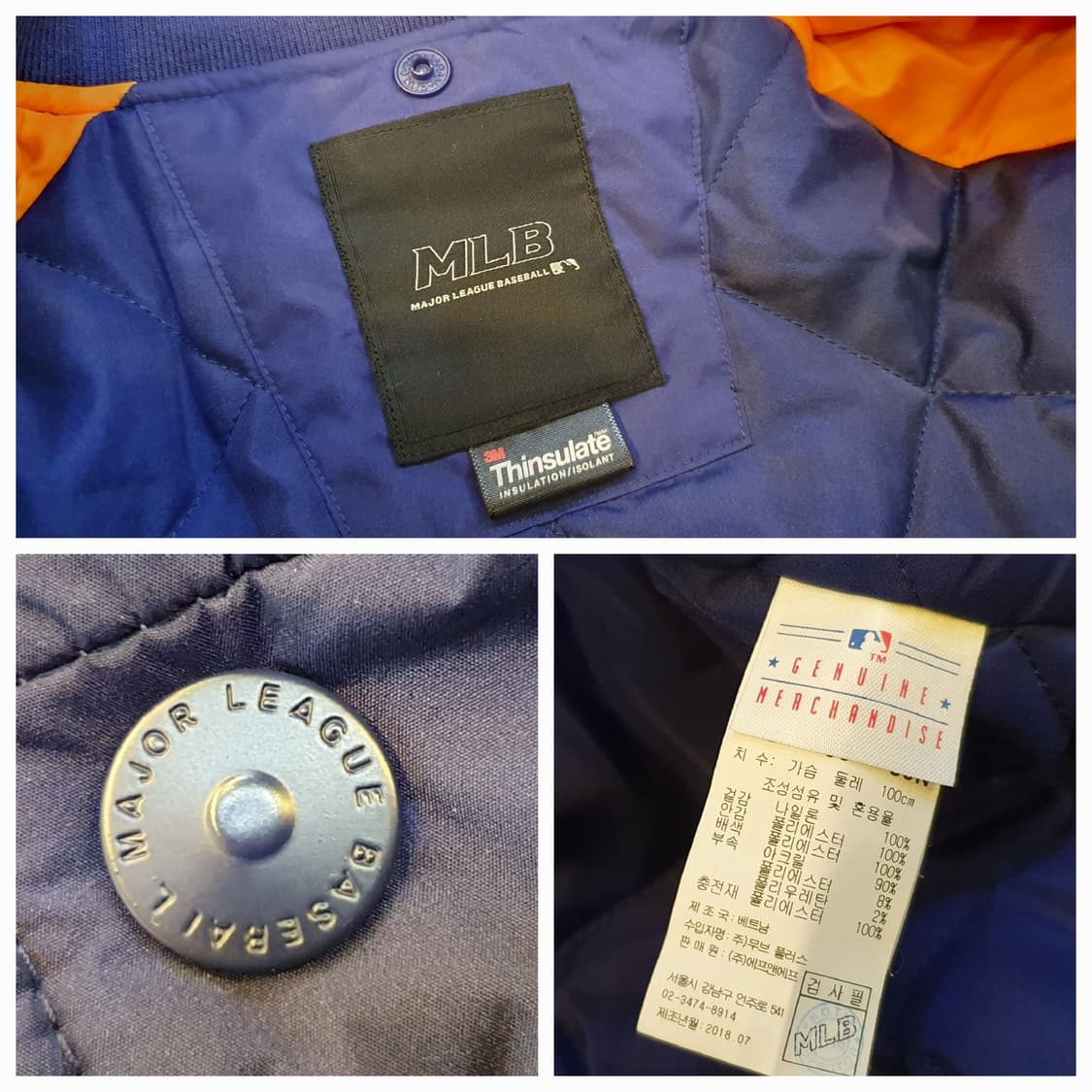 100.MLB 패딩점퍼 상품이미지7