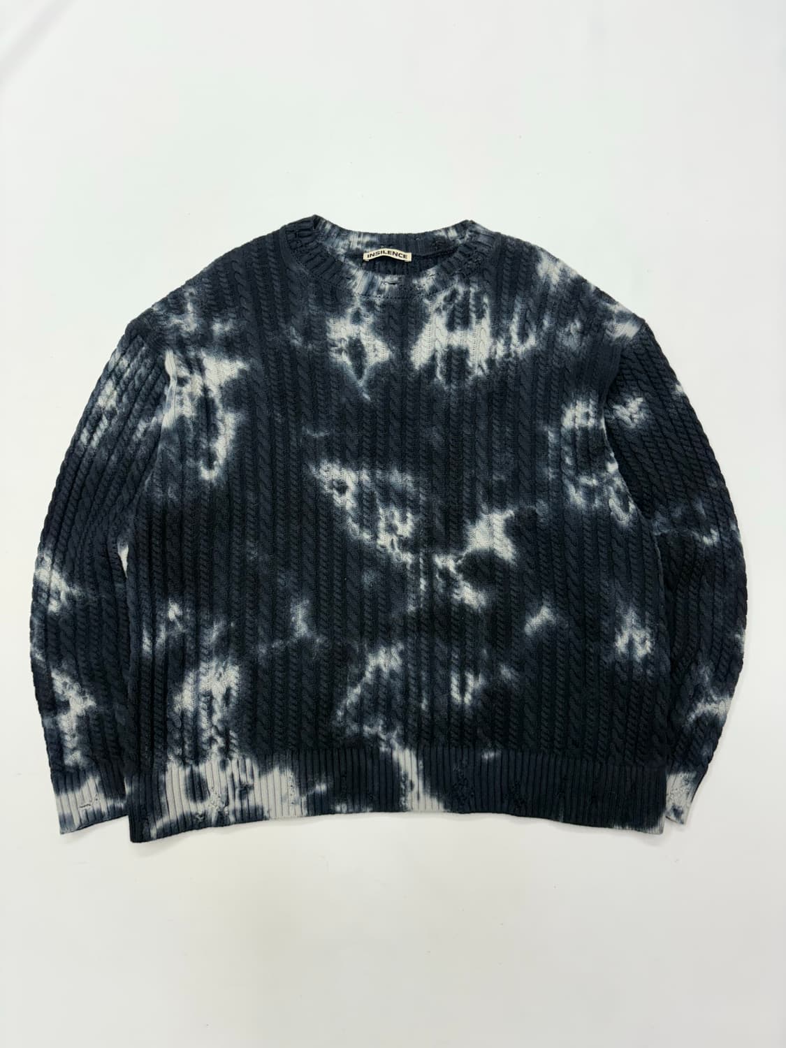 인사일런스 타이다이 케이블 니트 상품이미지1