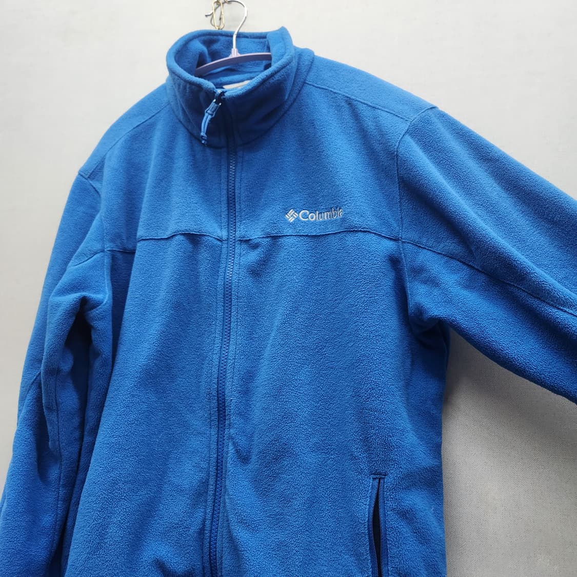 콜롬비아 로고 후리스 스트링 집업 L 상품이미지2