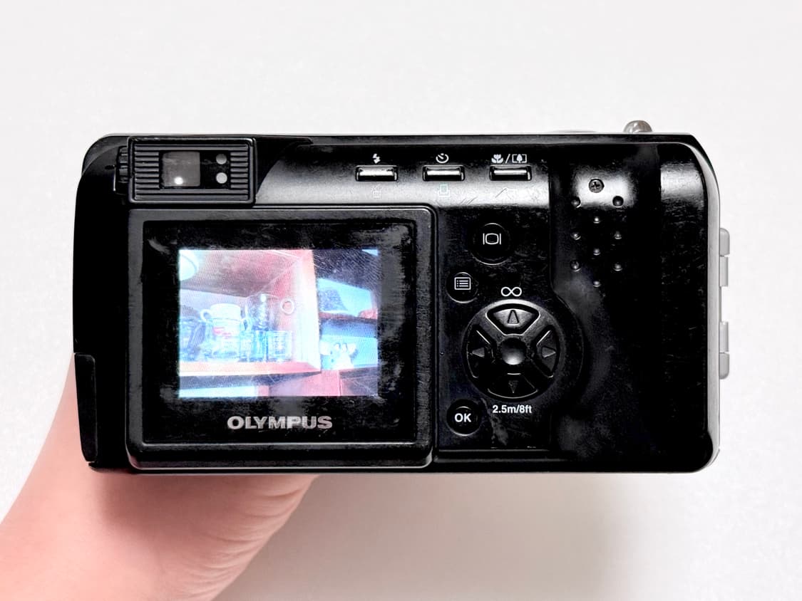 올림푸스 카메디아 D460 ZOOM 빈티지 디지털카메라 상품이미지2