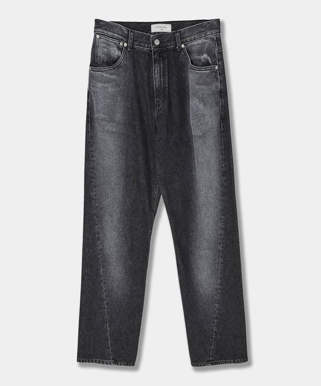 애프터프레이 스트레이트 워시드 데님 진스 차콜 m 상품이미지1
