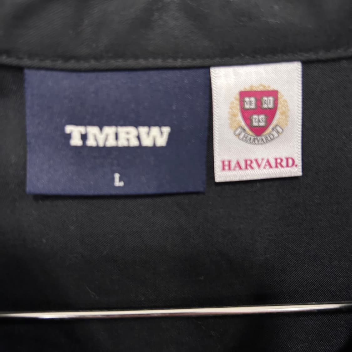 TMRW 하버드 코튼 미니멀 카라 블루종 상품이미지3