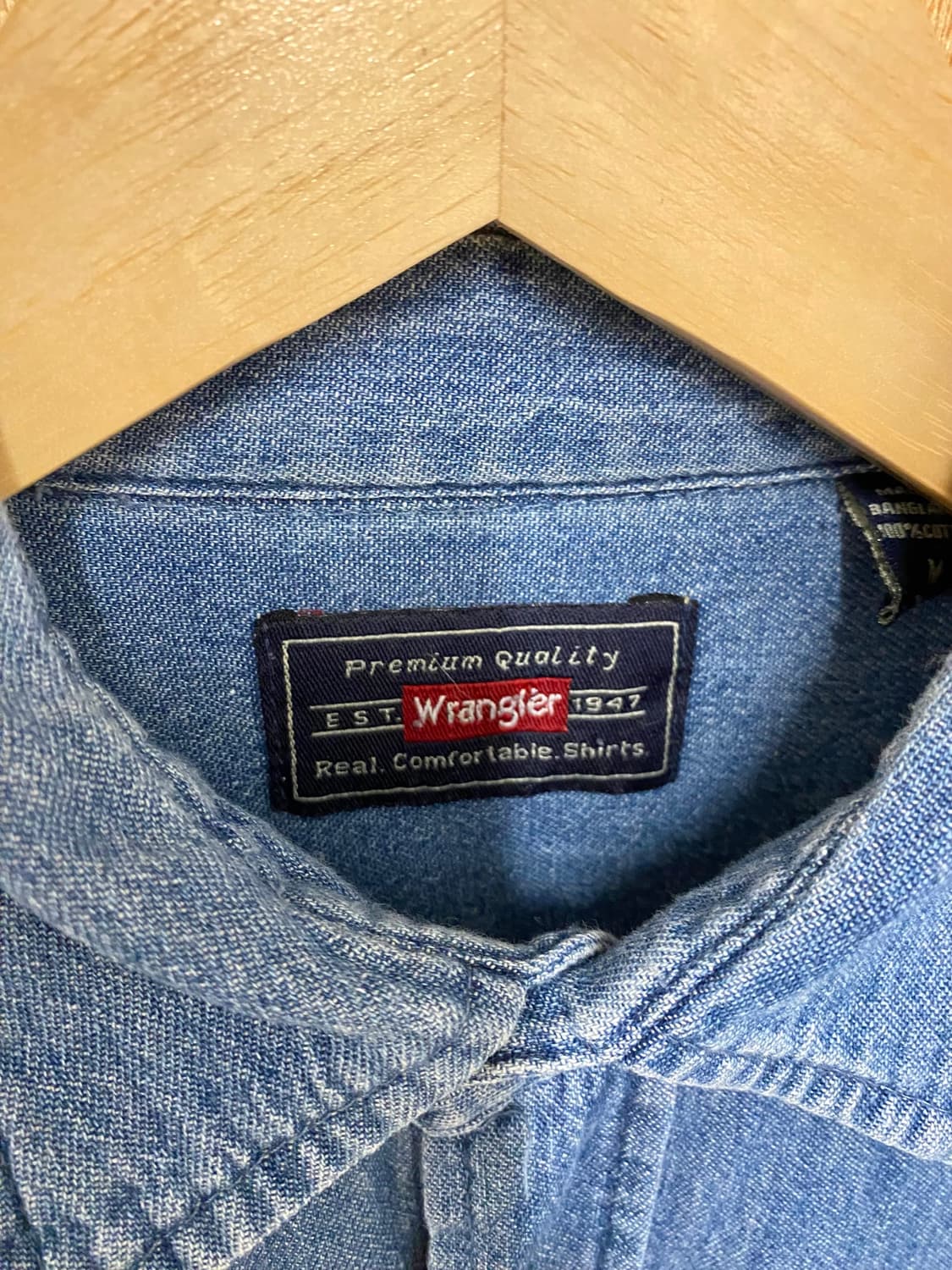 WRANGLER denim work shirts 랭글러 데님 워크 셔츠 상품이미지7
