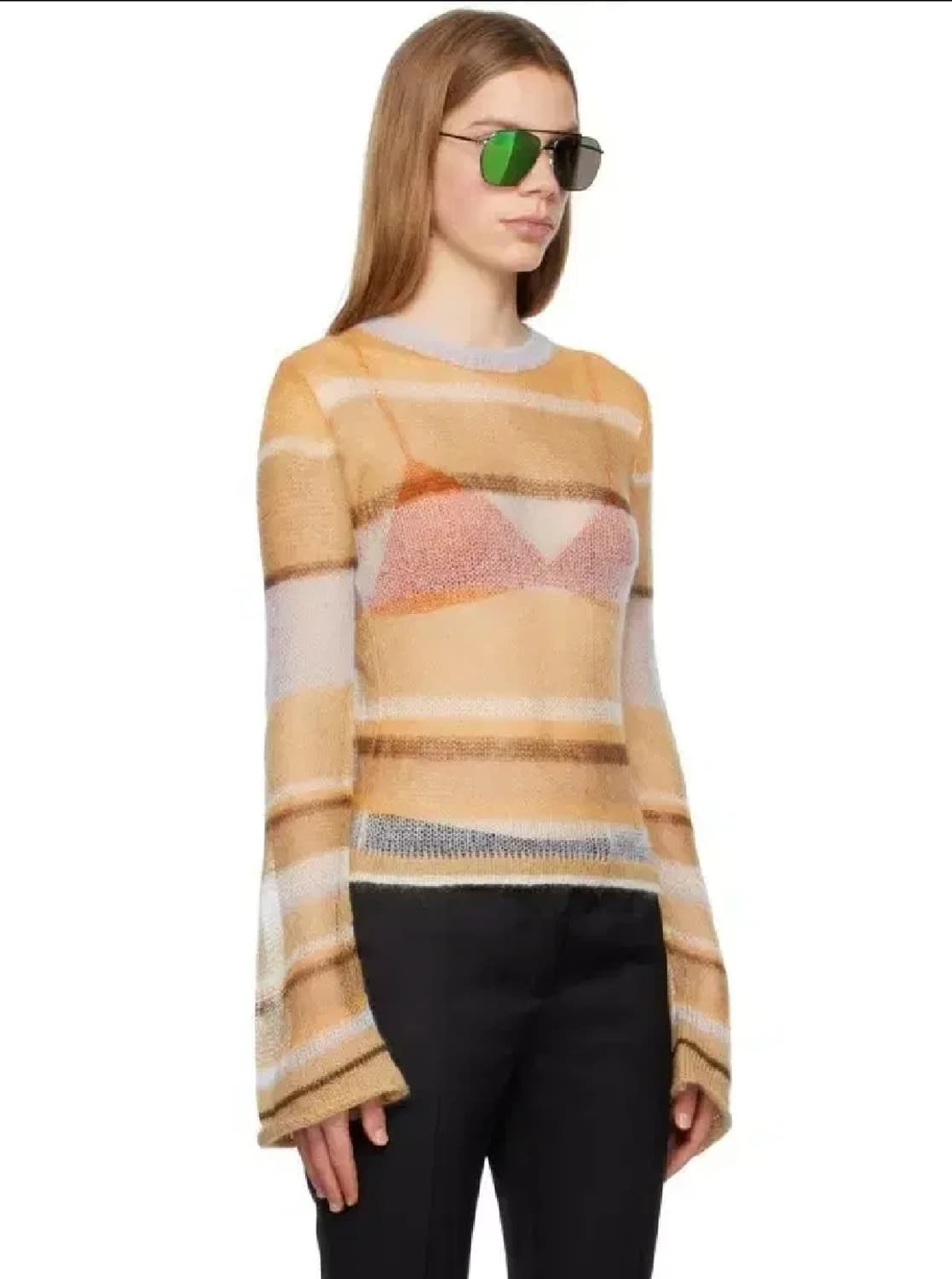 정품 새제품 아크네스튜디오 여리여리 얇은 시스루 니트 m사이즈 상품이미지3