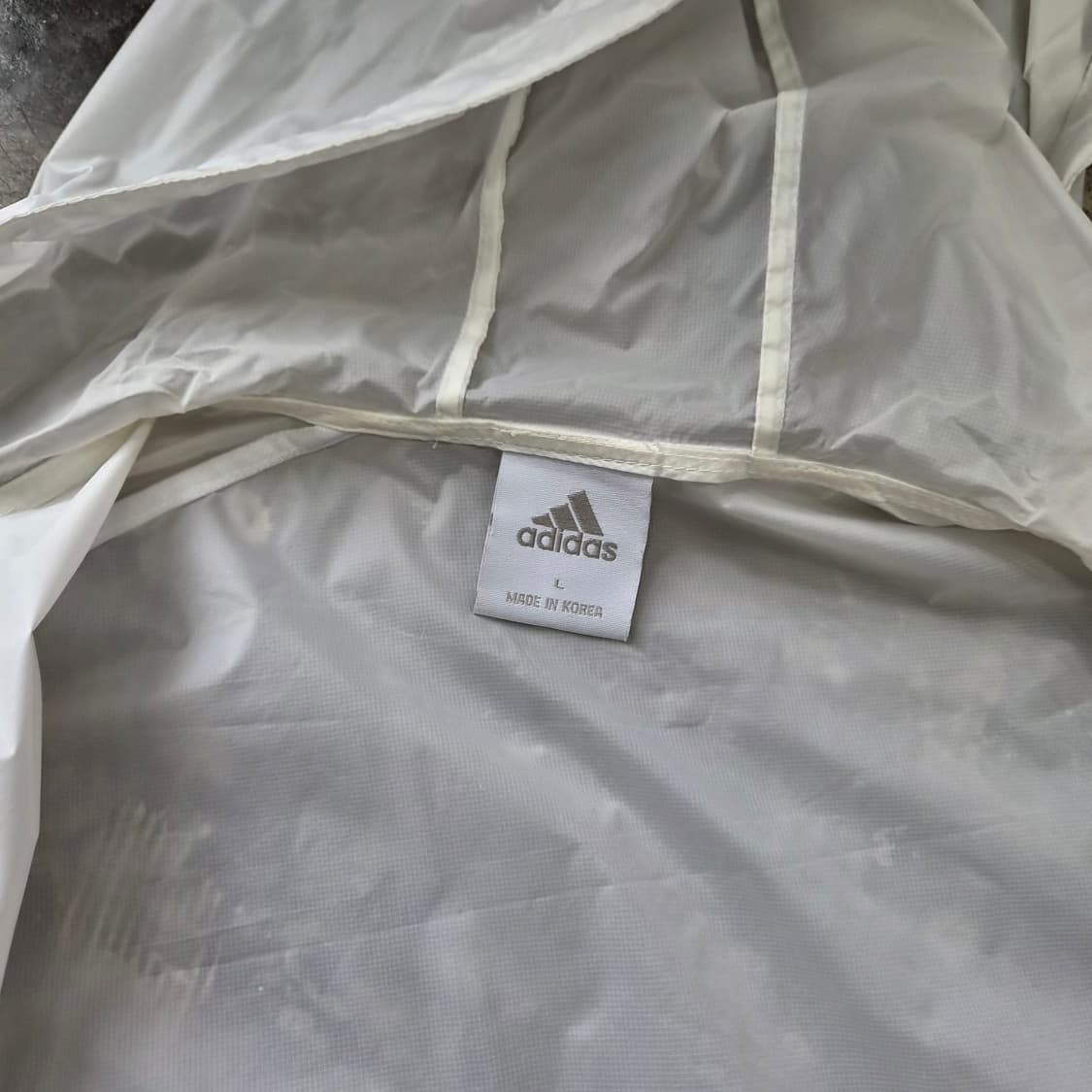 L) 아디다스 경량 바람막이 방풍자켓 점퍼 상품이미지7