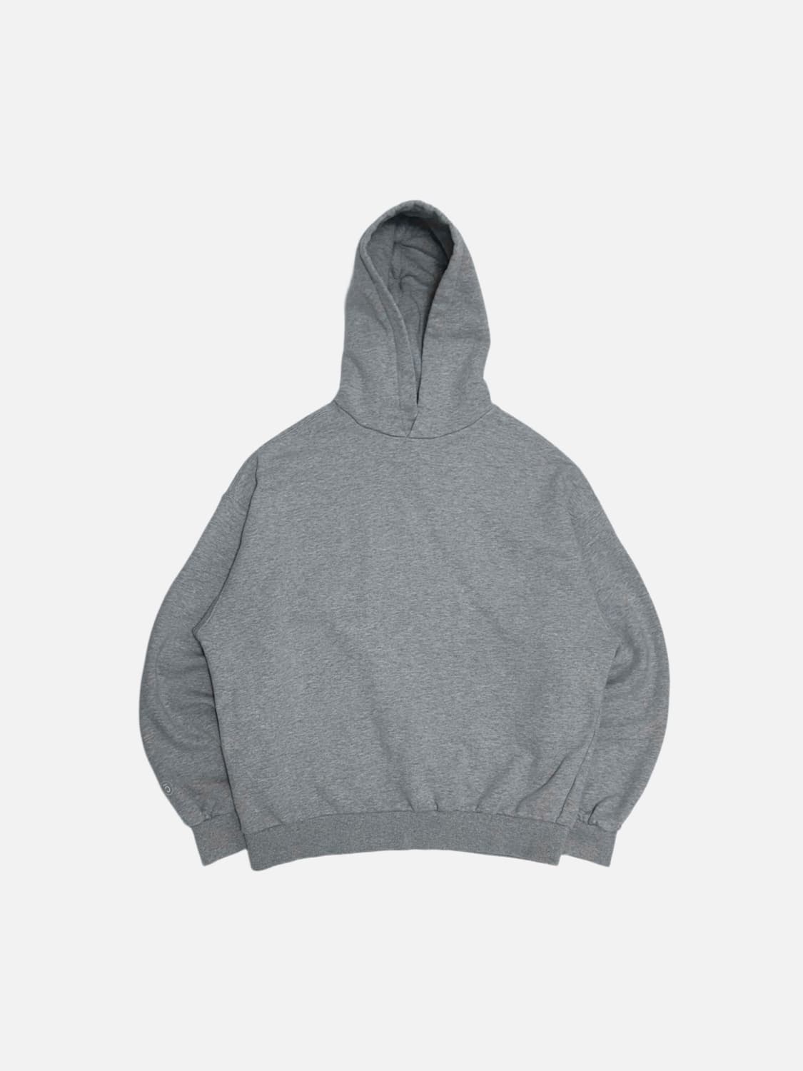 커버낫 리버스 빅로고 오버핏 후드티 멜란지그레이 상품이미지7