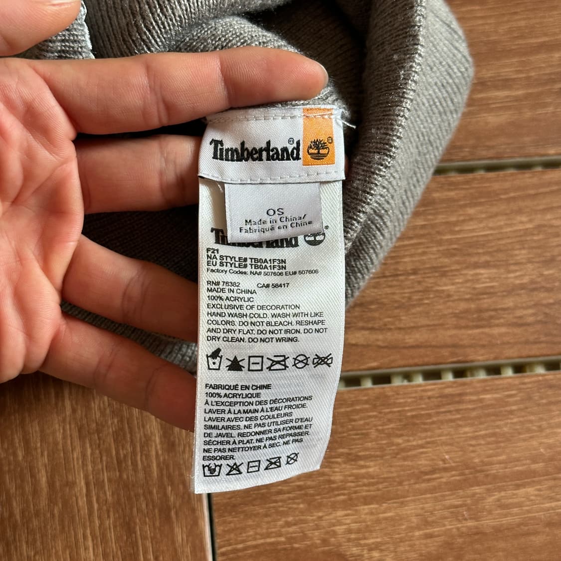 Timberland logo acrylic beanie 상품이미지7