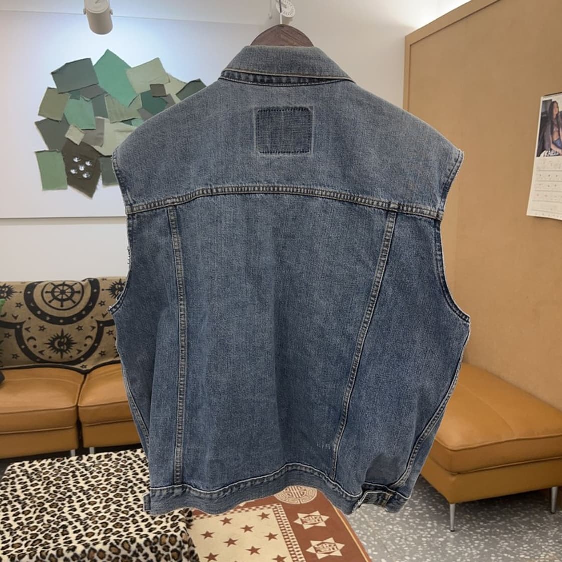 리바이스 빈티지 컨트리 트러커 그런지 데님 조끼 105 C09015 상품이미지3