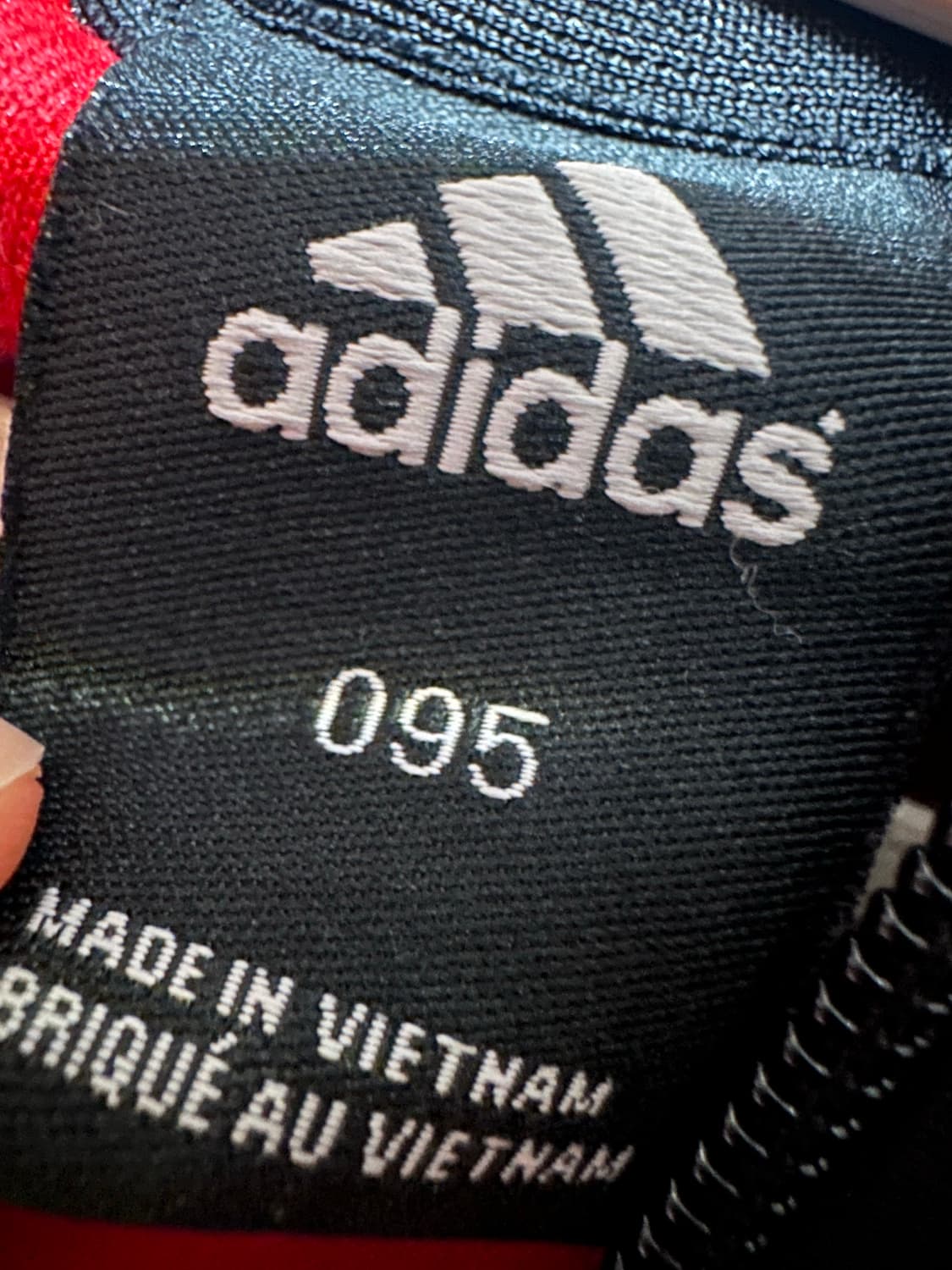 아디다스 져지 아디다스 AC밀란 트랙탑 아디다스삼선 레드 집업 블랙 레드 상품이미지5