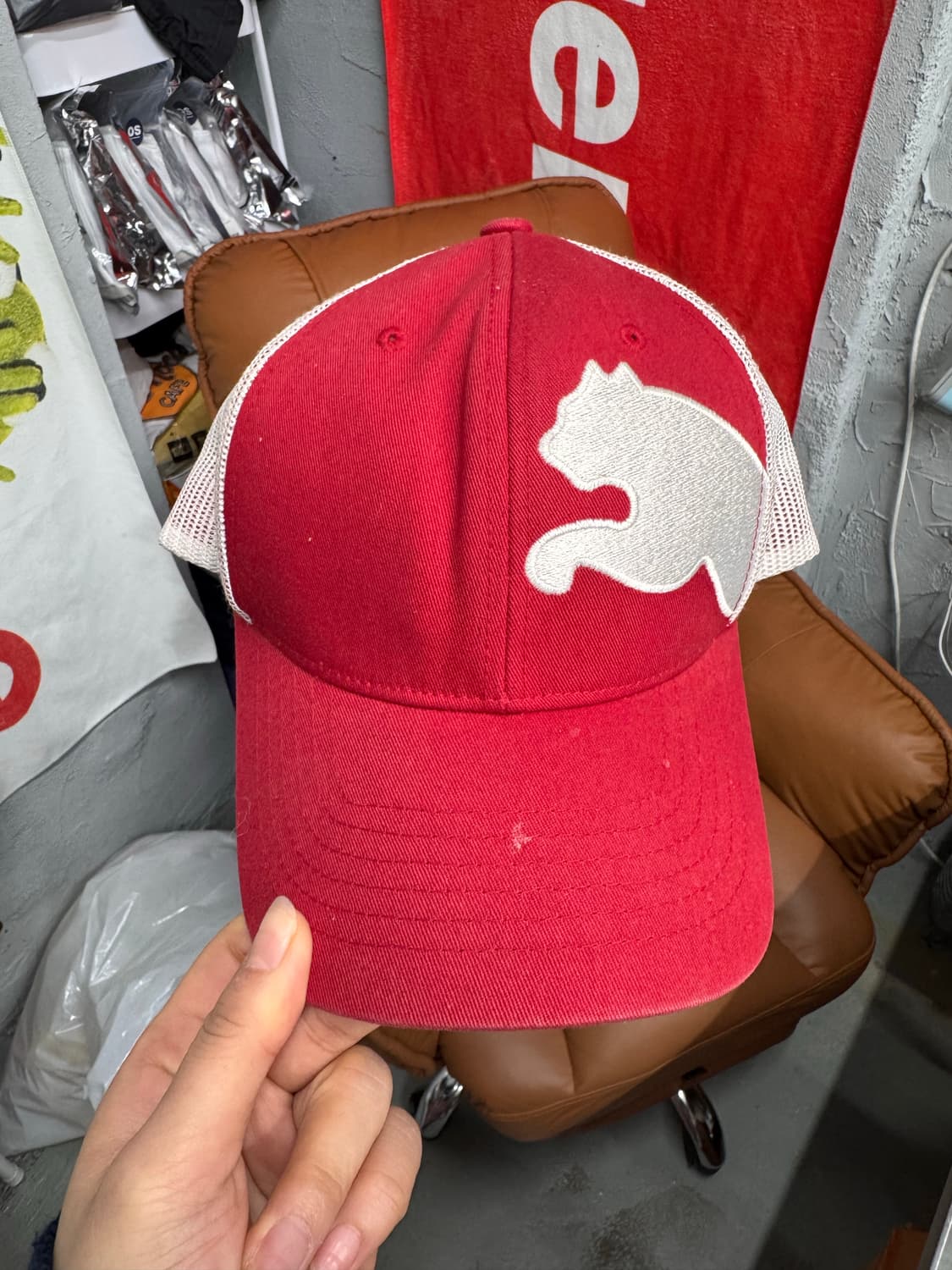 y2k 빈티지 퓨마 푸마 모자 캡  상품이미지1