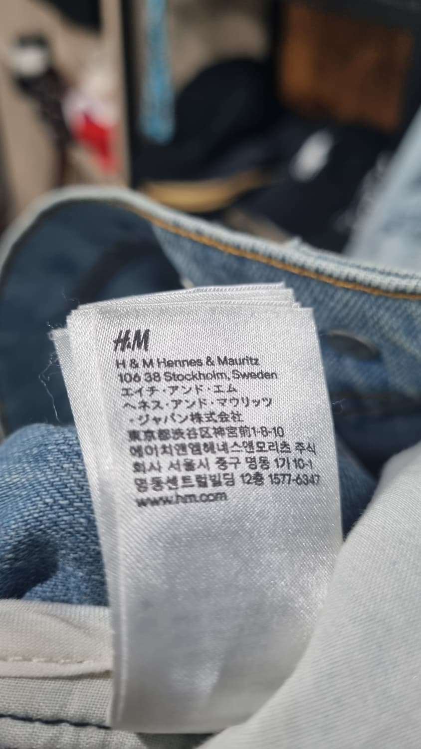 메종 마틴 마르지엘라 H&m 콜라보 데님자켓 청자켓 95size(m) 상품이미지4