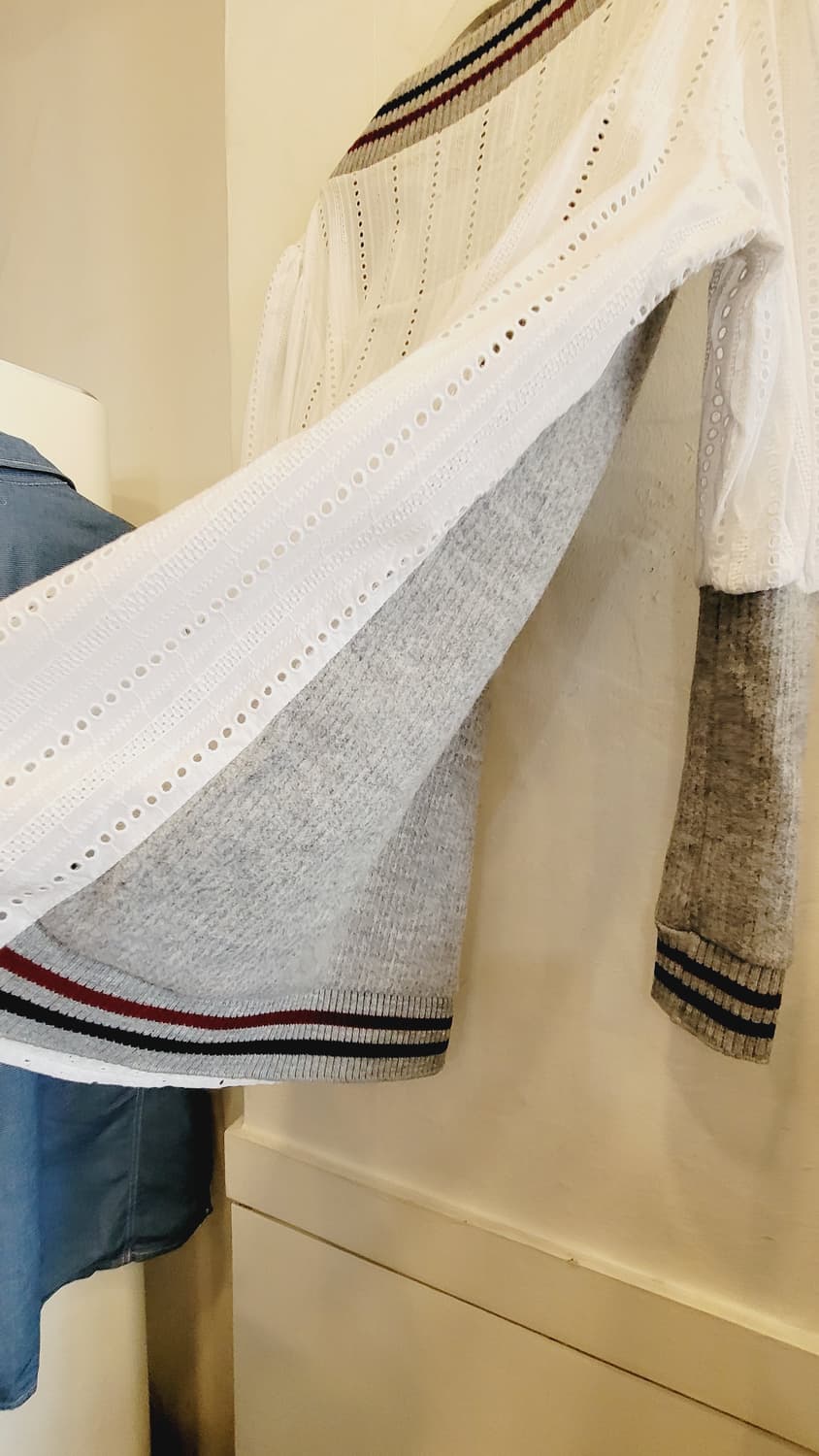 유니크 브이넥 니트 상품이미지5