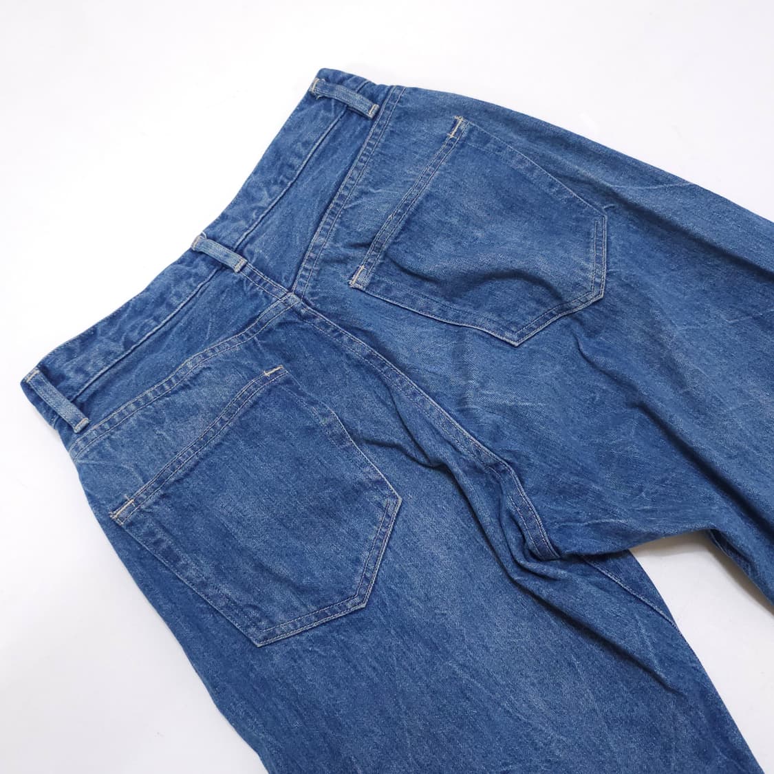 오라리 셀비지 데님 와이드 팬츠 상품이미지9