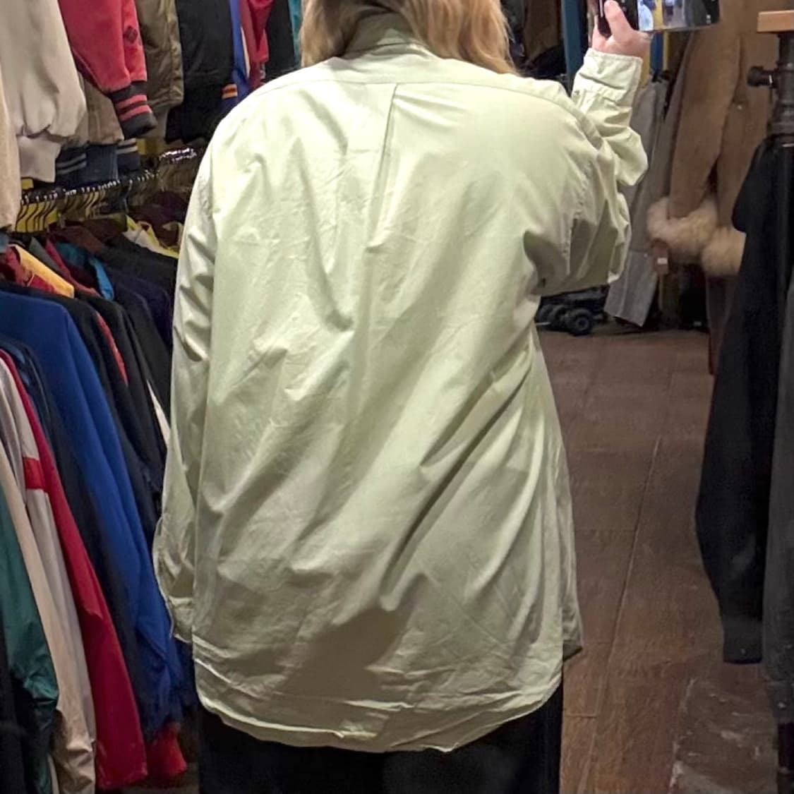 [HI] 폴로 랄프로렌 긴팔셔츠 체크 옐로우 그린 상품이미지5