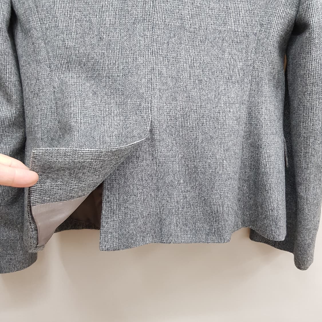 막스마라 울 블렌드 클래식 싱글 자켓  스커트 셋업 34사이즈 상품이미지5