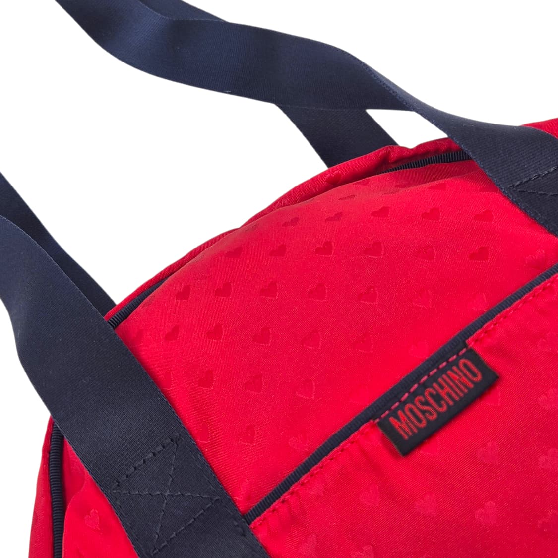 90s 모스키노 러브 하트 스포티 보스턴백 상품이미지6