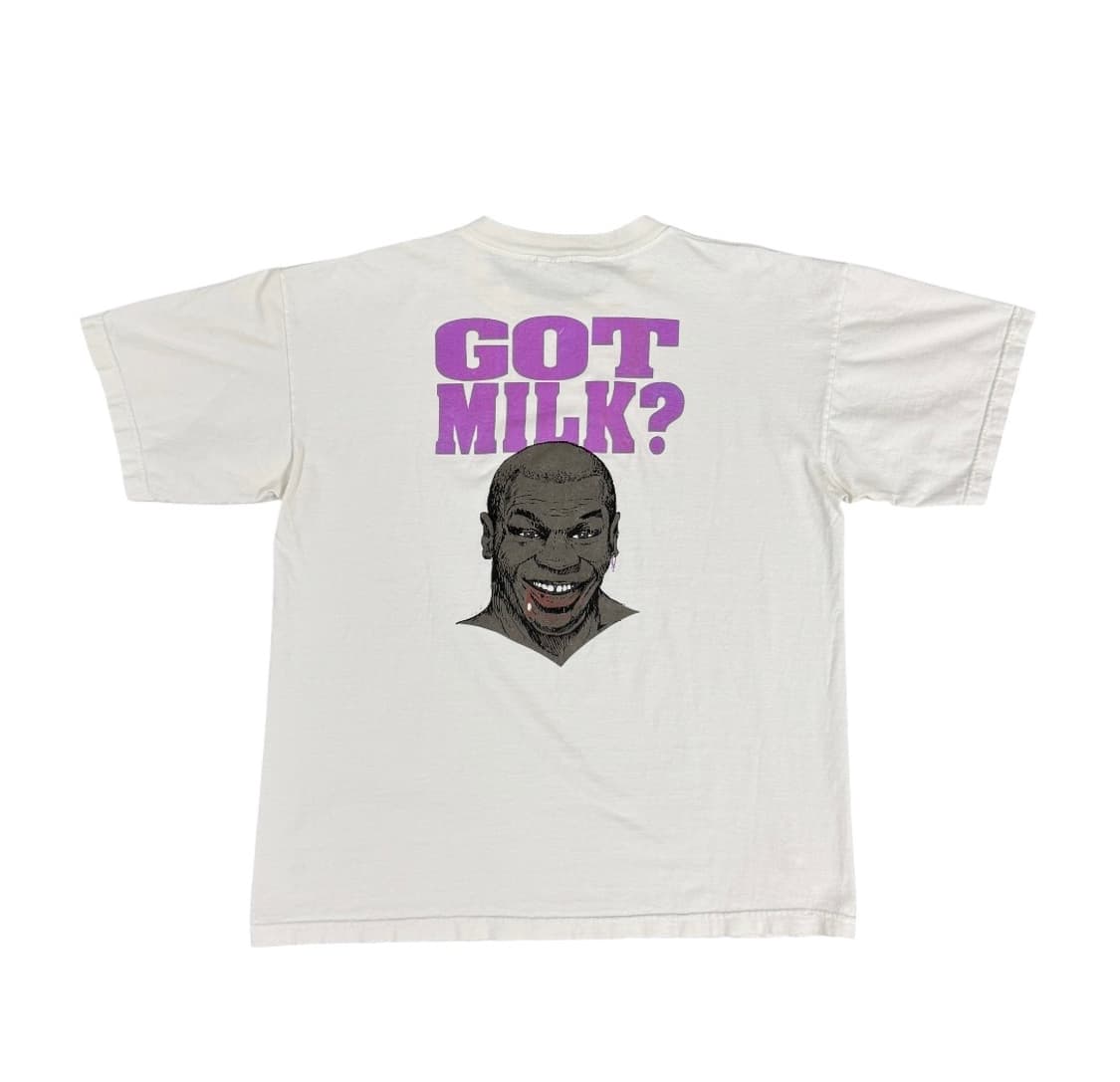 빈티지 90s Tyson Got Milk 타이슨 갓밀크 패러디 티셔츠 상품이미지2